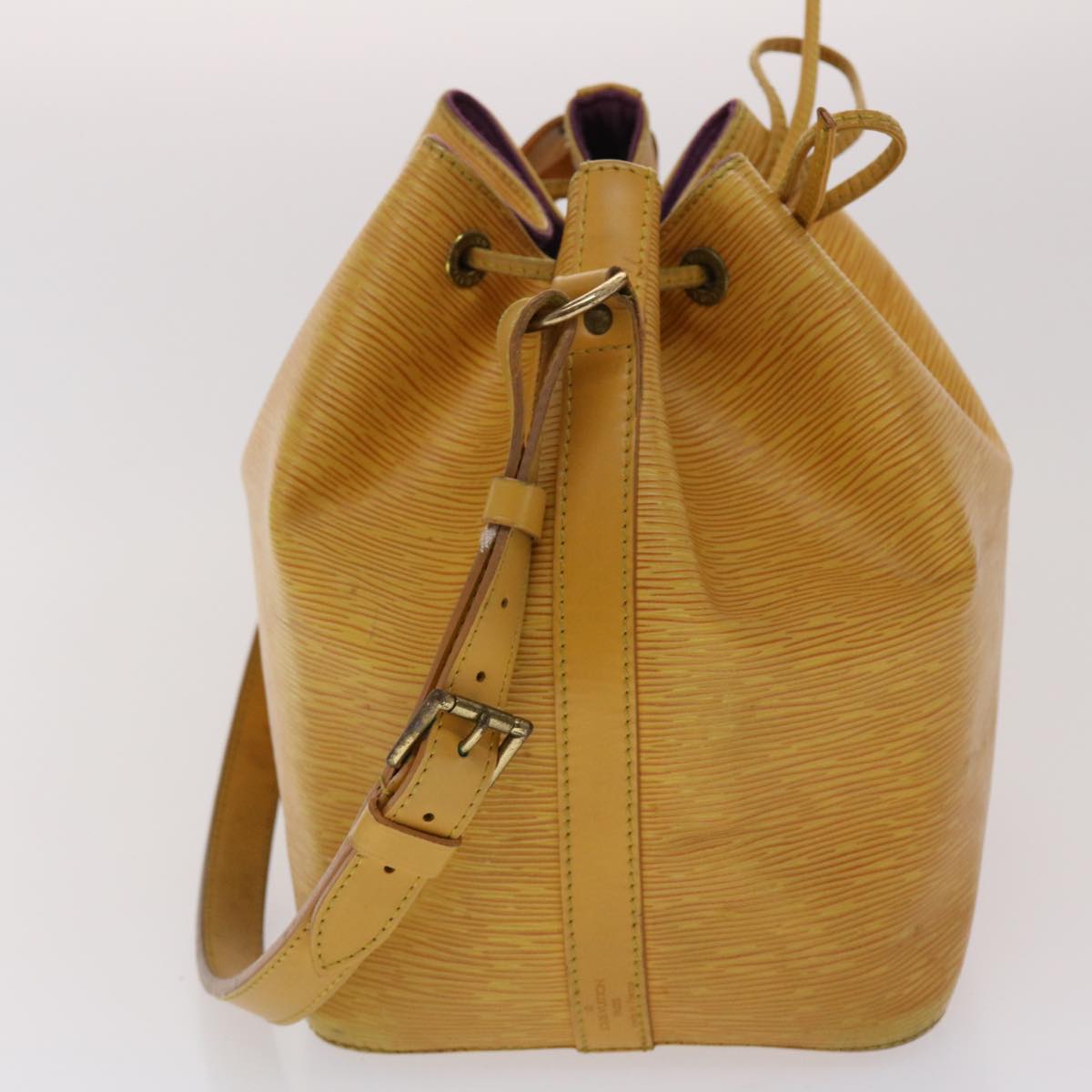 LOUIS VUITTON Epi Petit Noe Shoulder Bag Tassili Yellow M44109 LV 47966