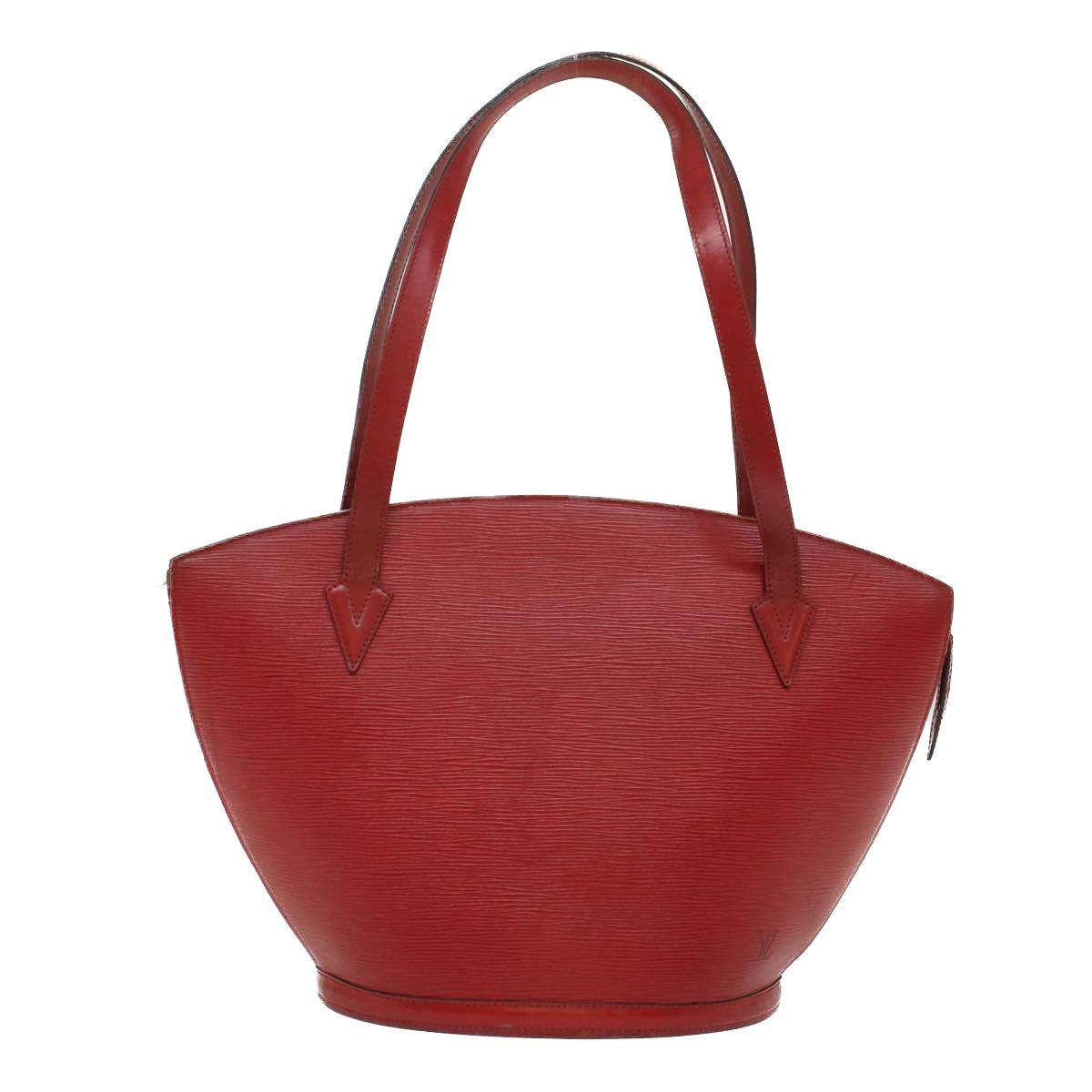 LOUIS VUITTON Epi Saint Jacques Shopping Shoulder Bag Red LV