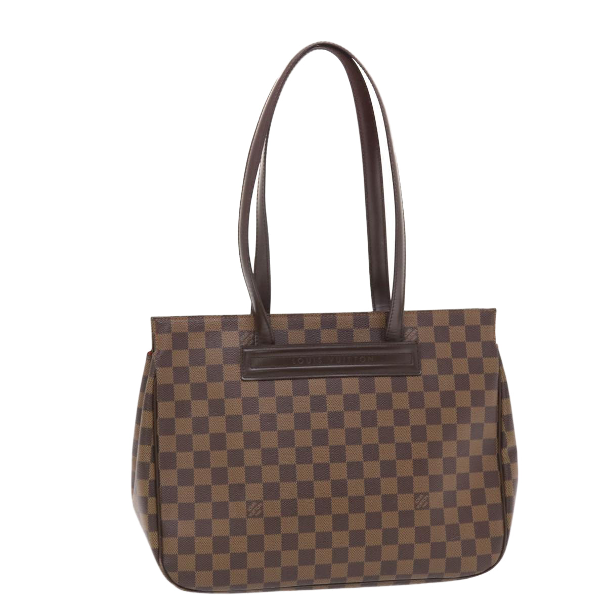 LOUIS VUITTON Damier Ebene Parioli PM Tote Bag LV Auth