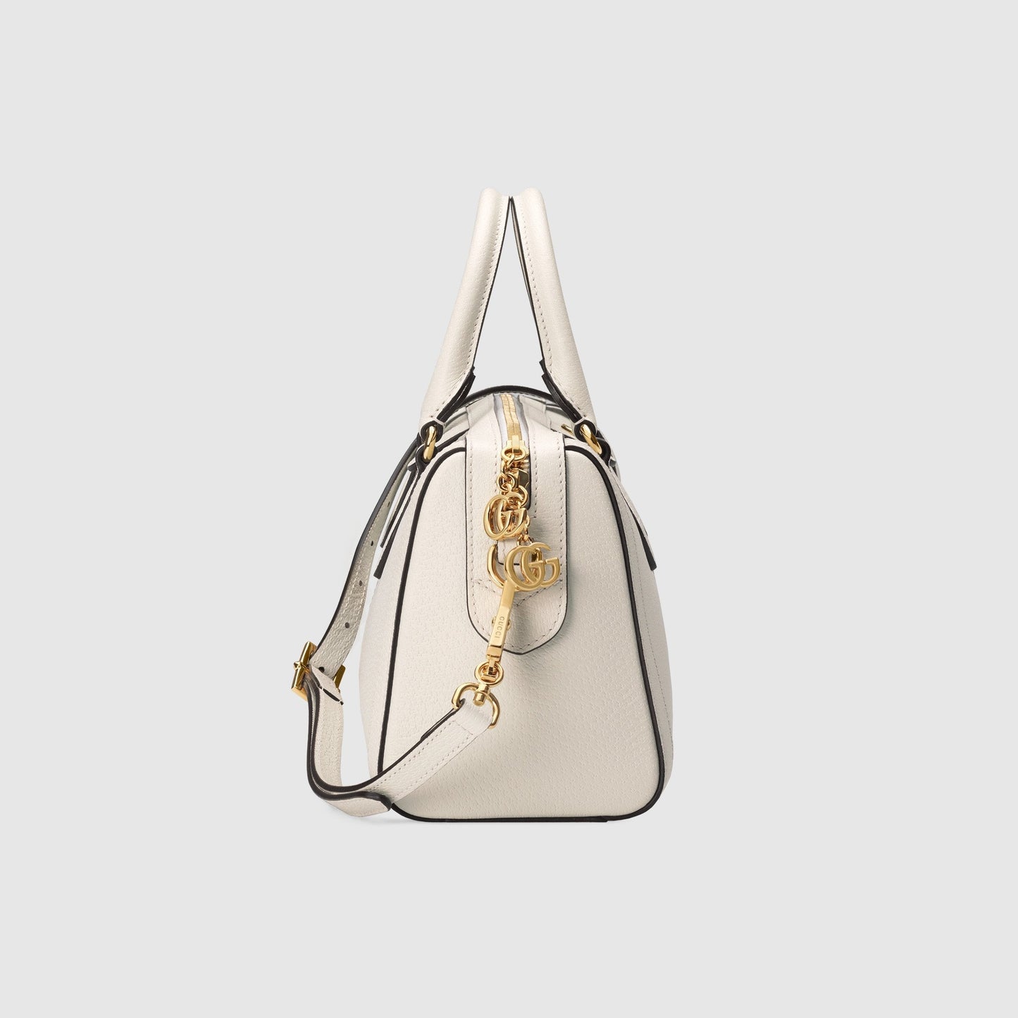 Gucci Monogram Nylon Chain Leather Crossbody