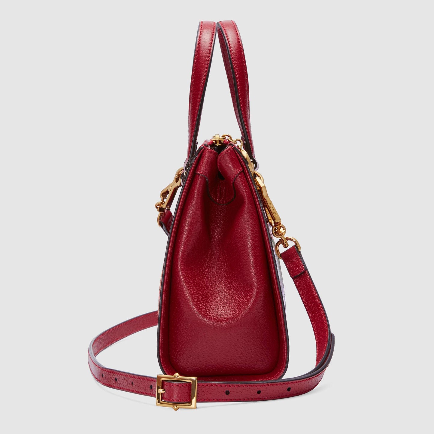 Gucci Monogram Leather Canvas Tote