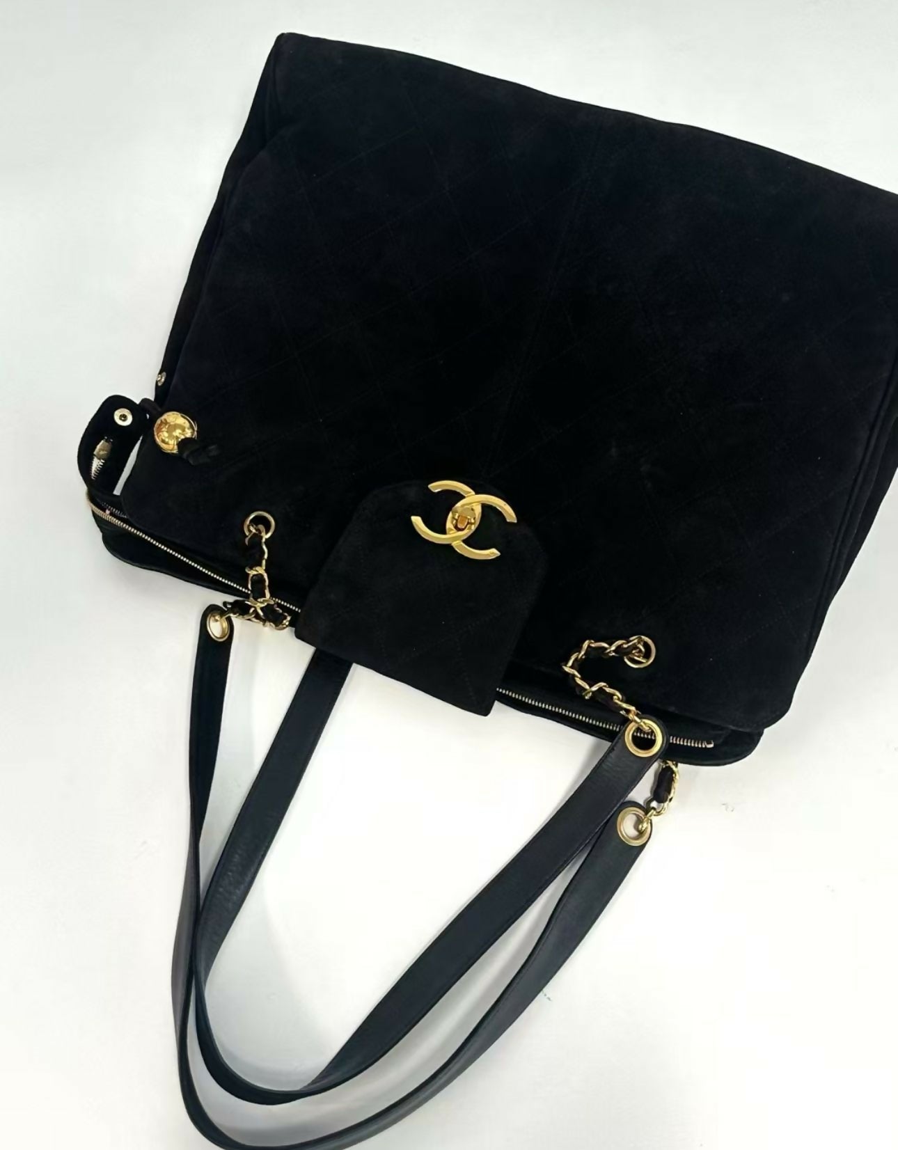 Chanel Supermodel Weekender Suede Large Bag