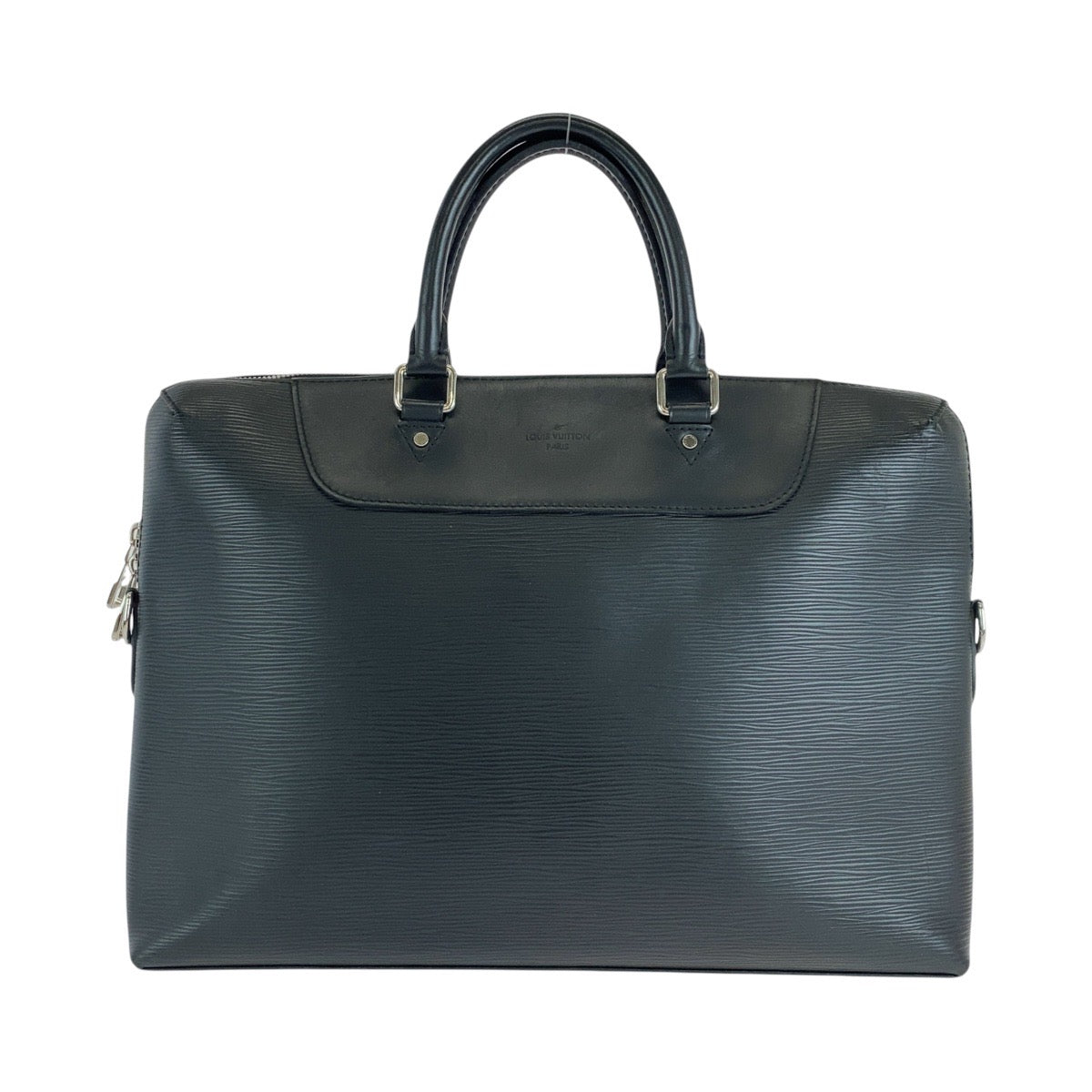 LOUIS VUITTON Business bag M50163 leather black Business bag briefcase Epi Porto Documents Jules mens