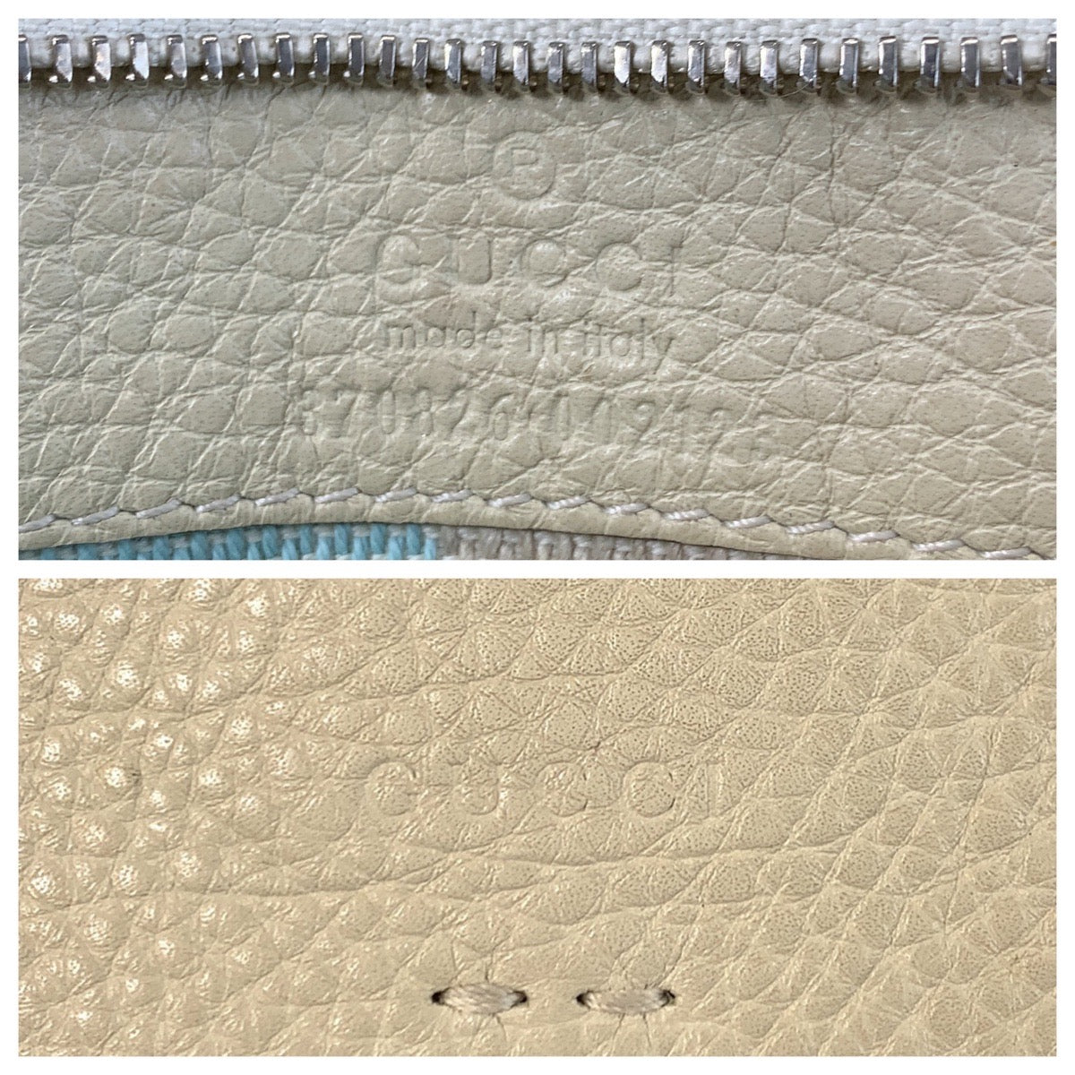 GUCCI Shoulder Bag 370826 leather Ivory SilverMetal Shoulder Bag Messenger bag Bamboo Daily Flap Women