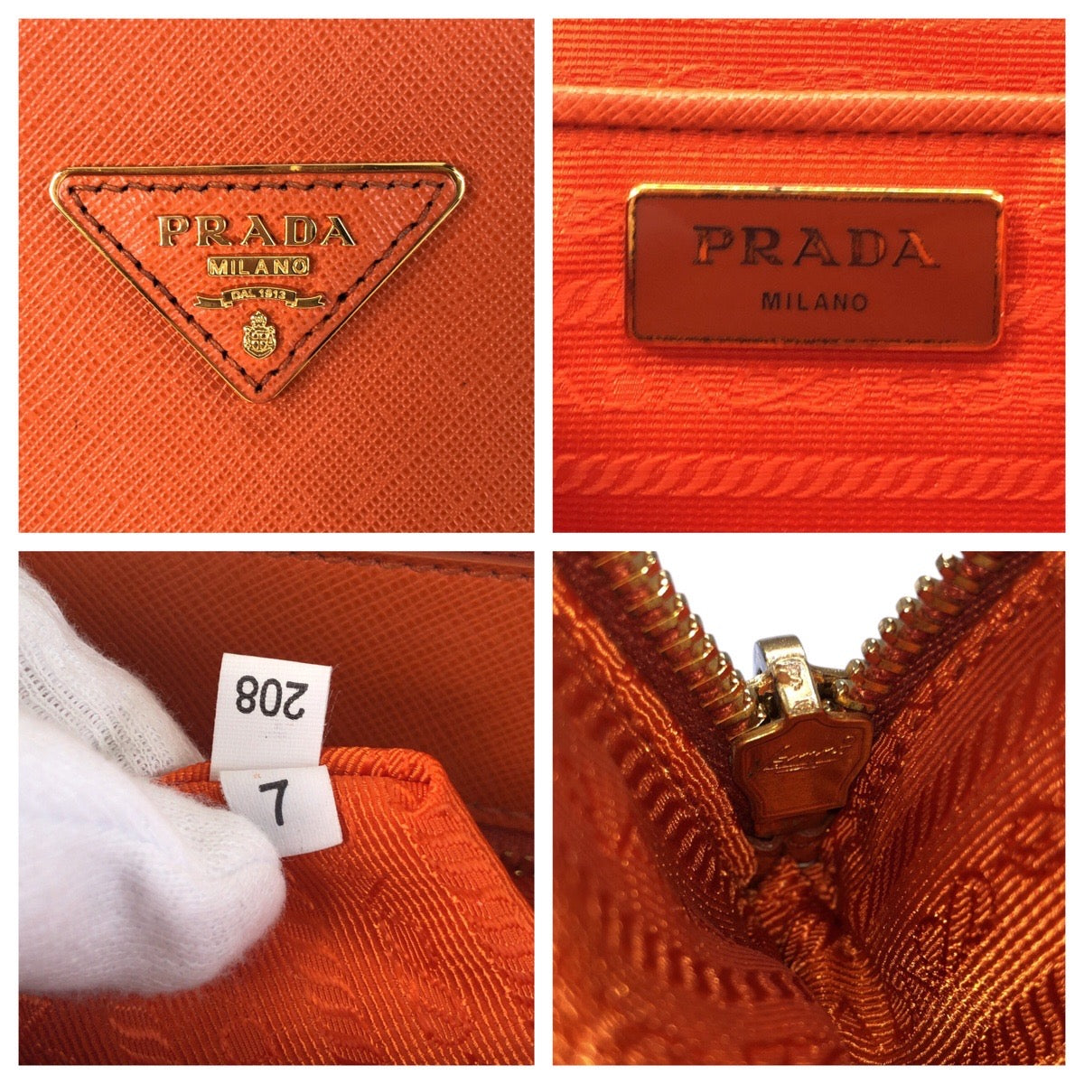 Prada Saffiano Leather Handbag 501973