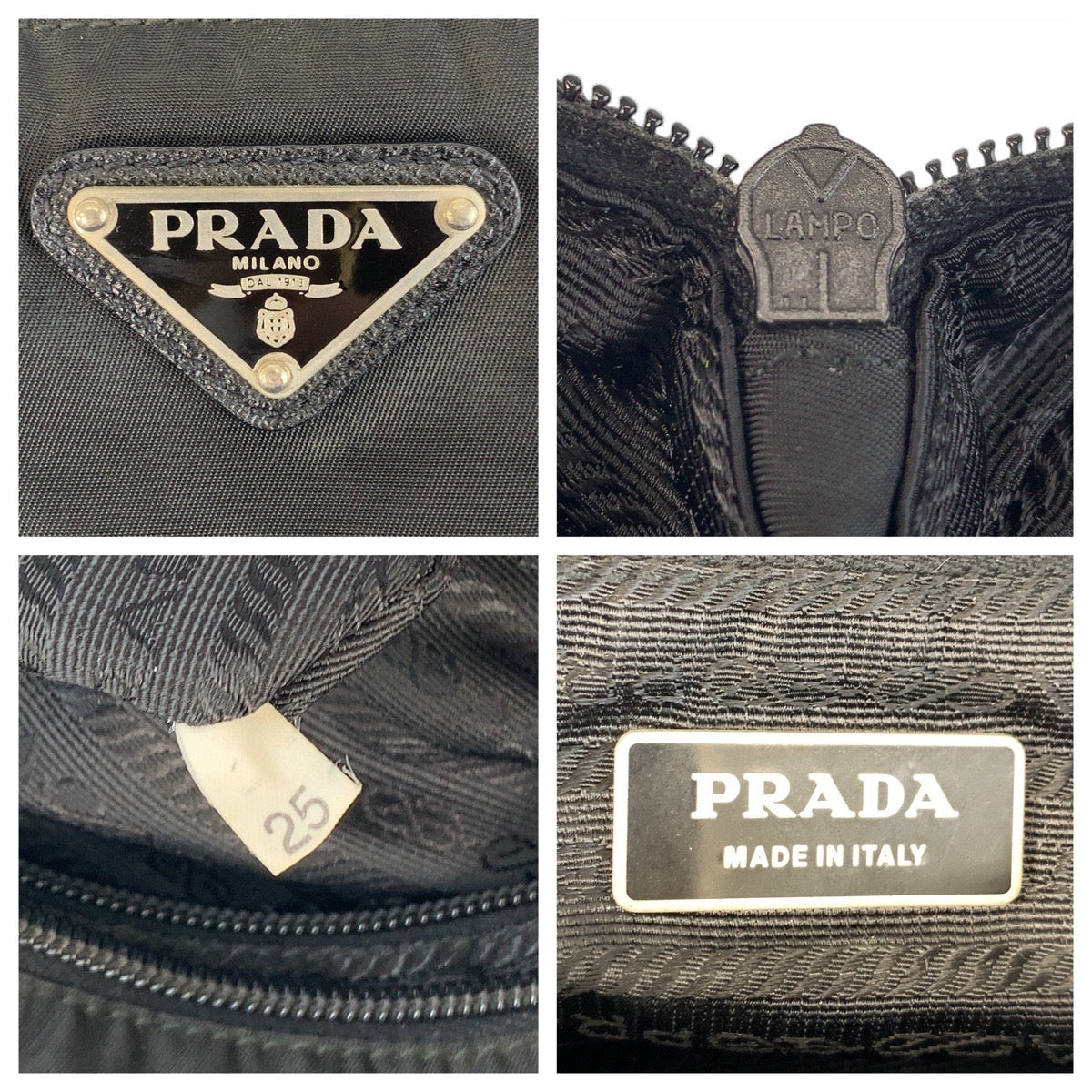 Prada Tessuto Saffiano Shoulder Bag