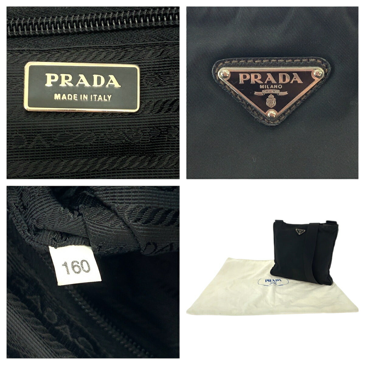 Prada Tessuto Nylon Shoulder Bag
