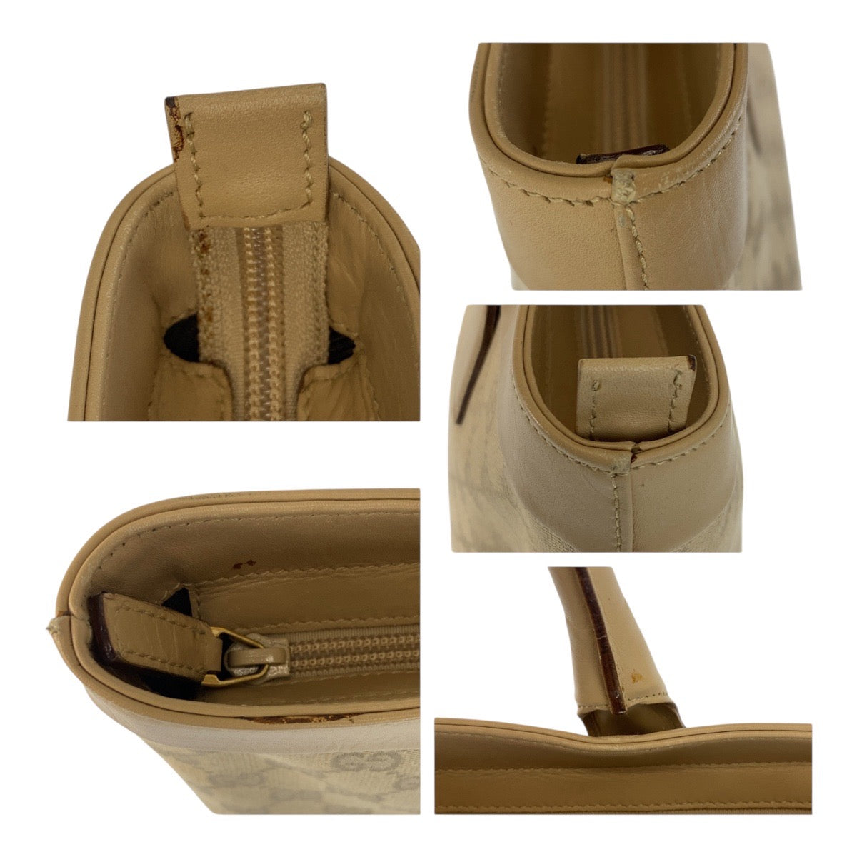 Gucci GG Canvas Leather 2way Bag