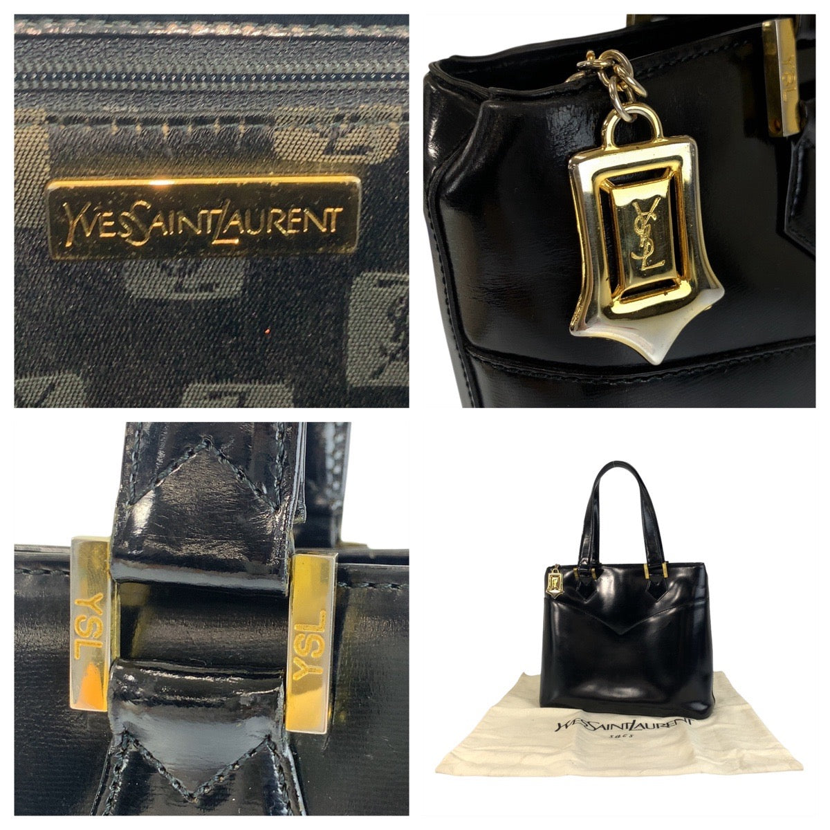 Saint Laurent YSL Leather Handbag