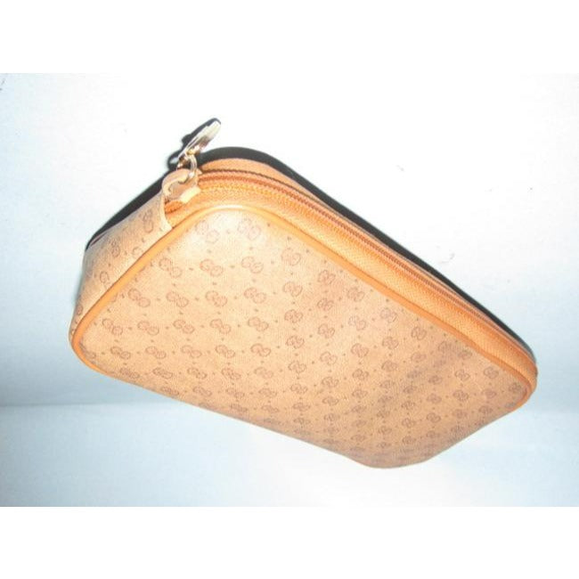 Gucci Leather Canvas Clutch
