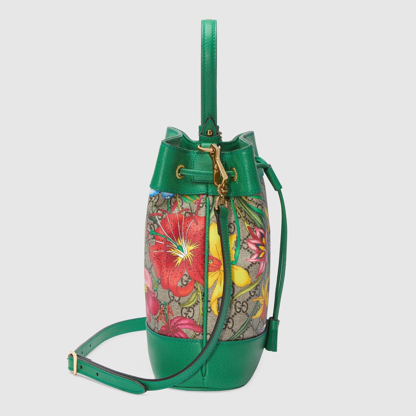 Gucci Monogram Leather Canvas Crossbody