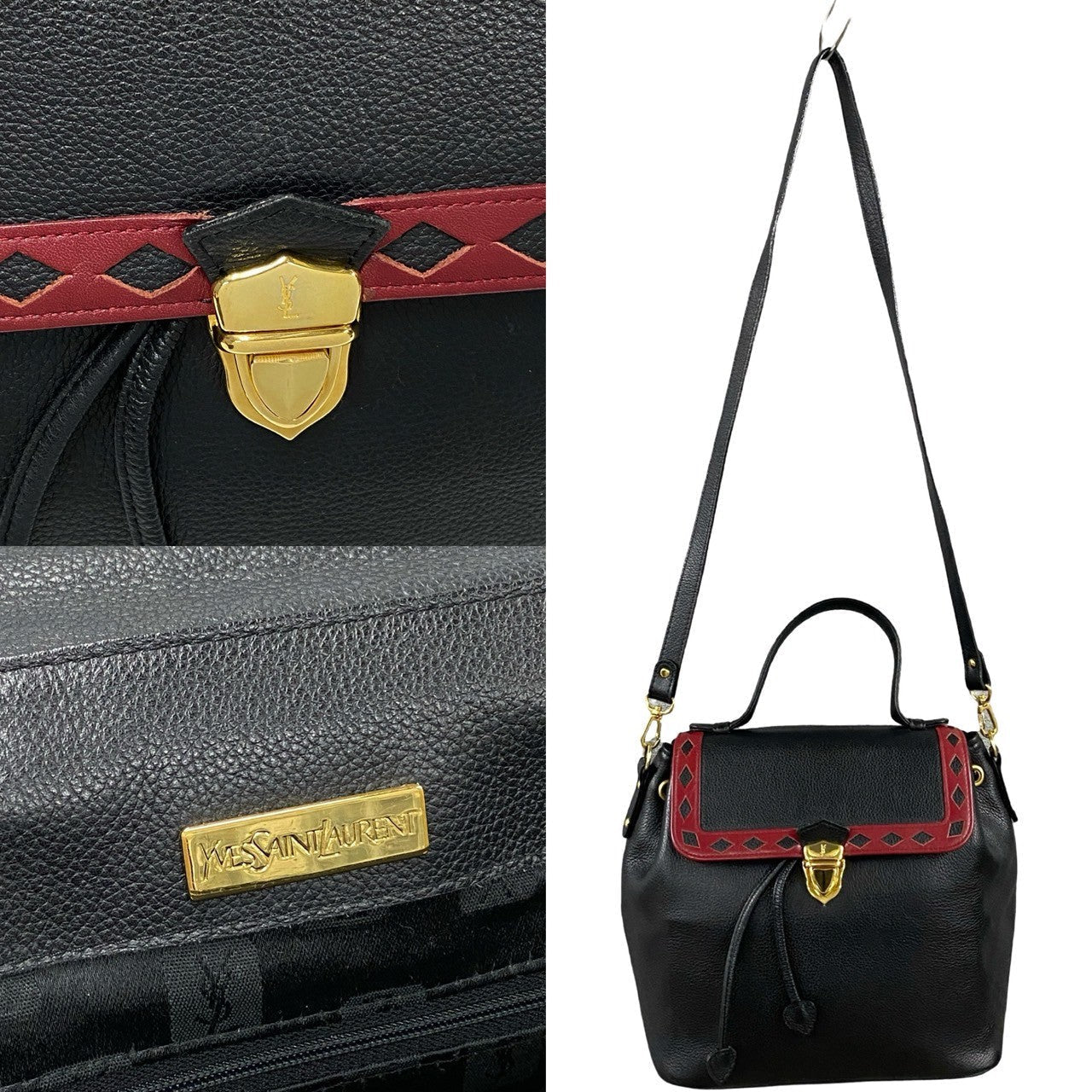 Saint Laurent Leather 2way Bag