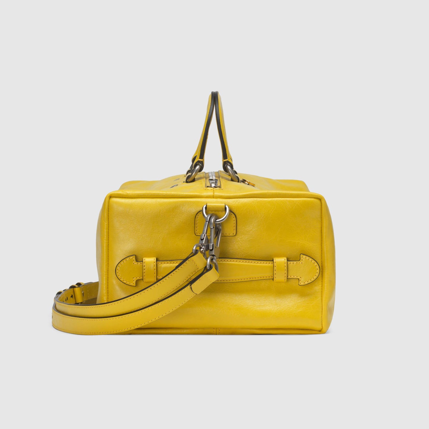 Gucci Monogram Leather Top Handle Tote