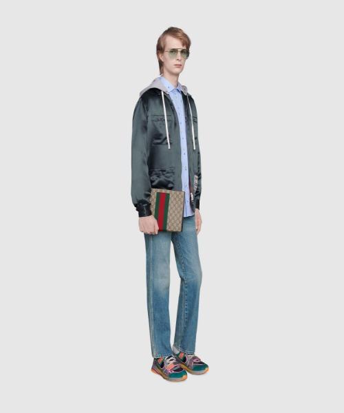 Gucci Monogram Canvas Crossbody