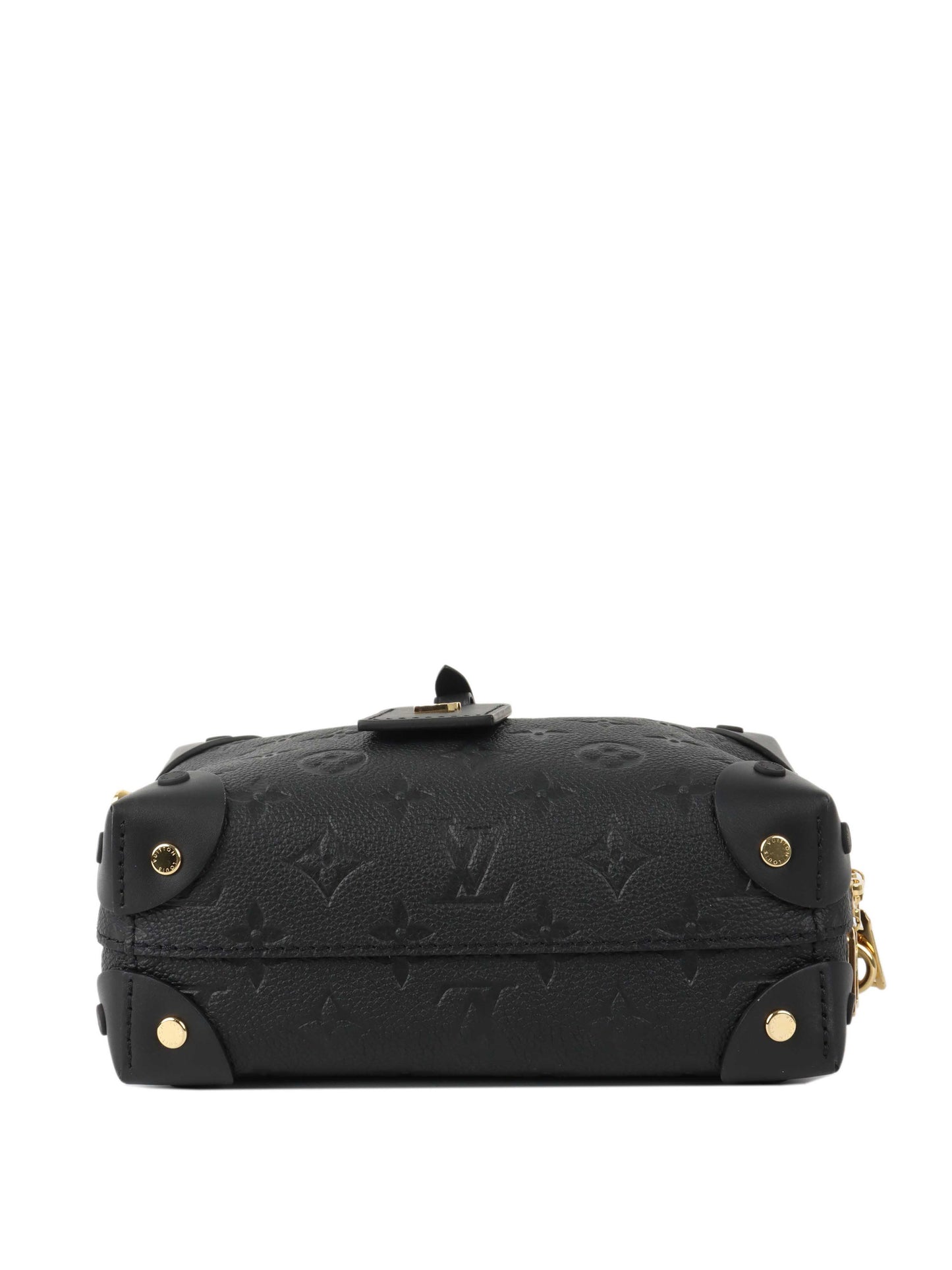 Louis Vuitton Black Monogram Empreinte Petite Malle Souple Bag