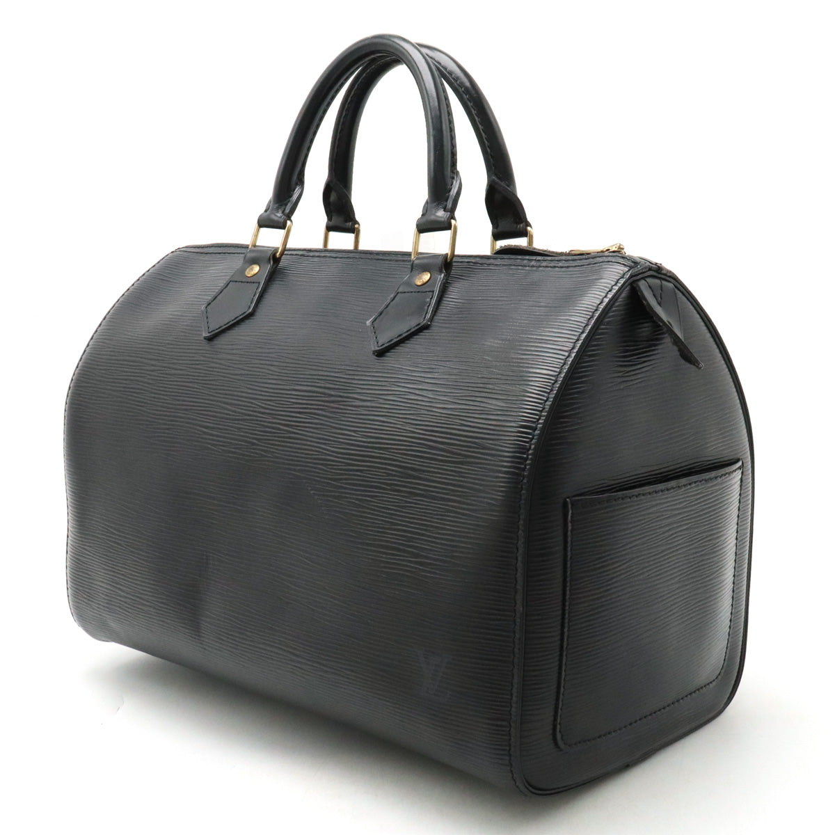Louis Vuitton Louis Vuitton Epic Speed 30 Bag Mini Boston Bag Black Black Black Gold M59022
