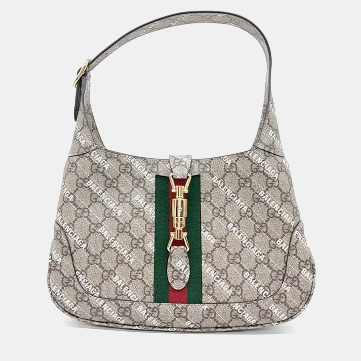 Gucci x Luxury Balenciaga Trending 2026 Hacker Project Jackie 1961 Small Hobo Bag