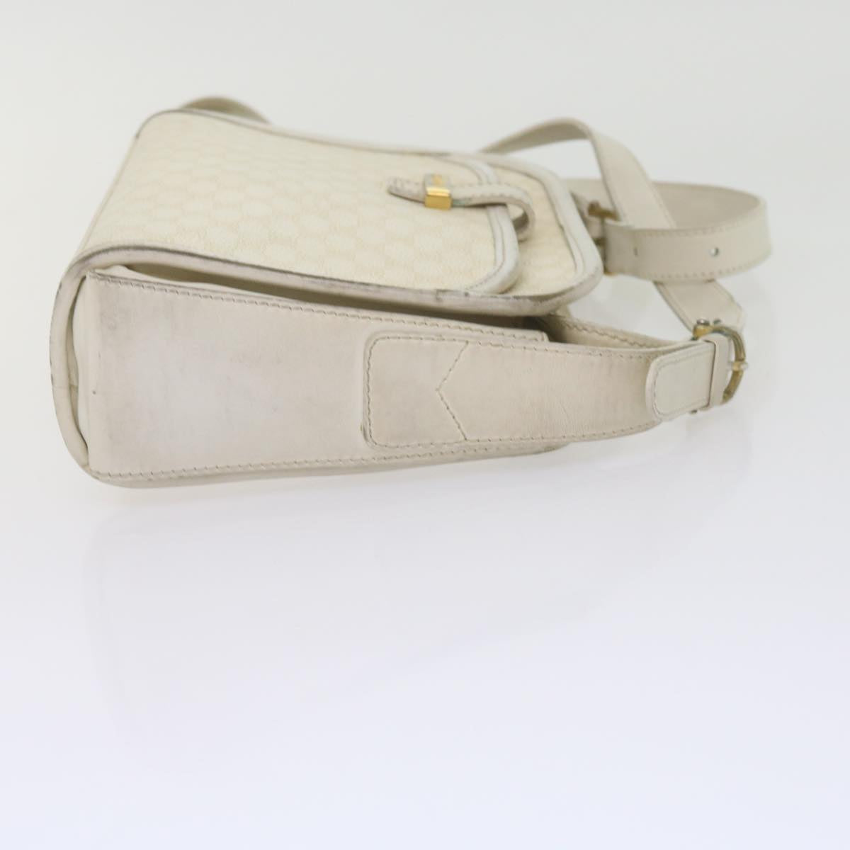 Luxury CELINE Macadam Canvas Shoulder Bag PVC Leather Whe 61105