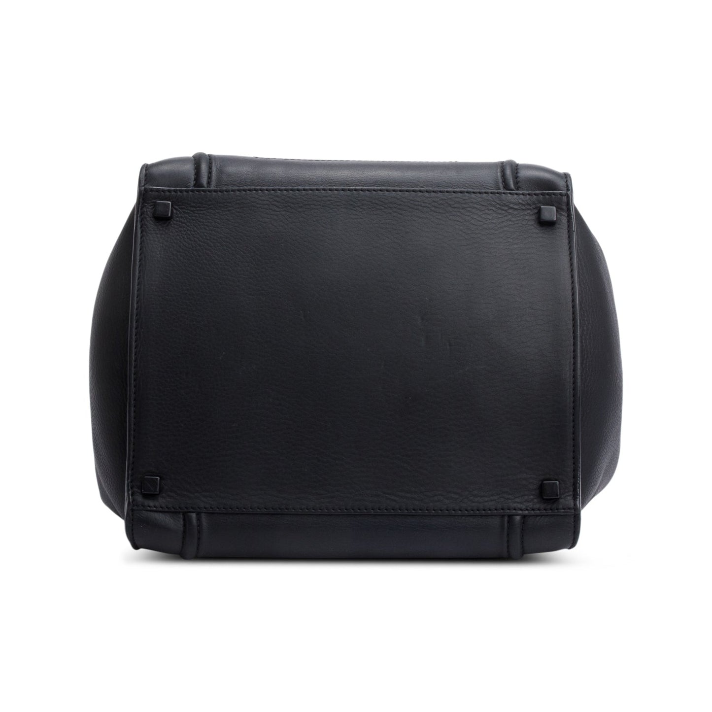 Celine Black Calfskin Leather Medium Phantom Luggage Tote