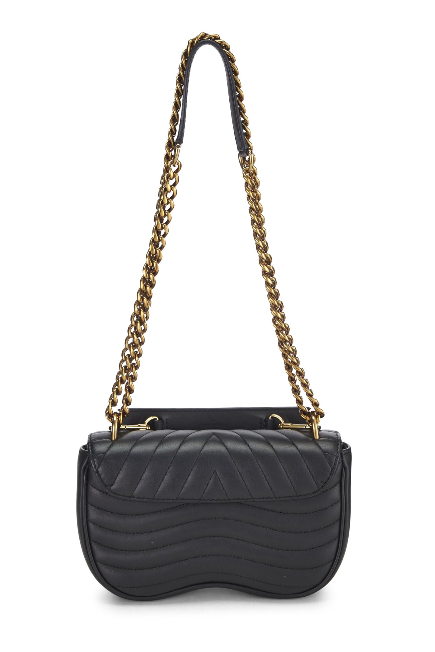 Louis Vuitton, Black Calfskin New Wave Heart Bag, Black
