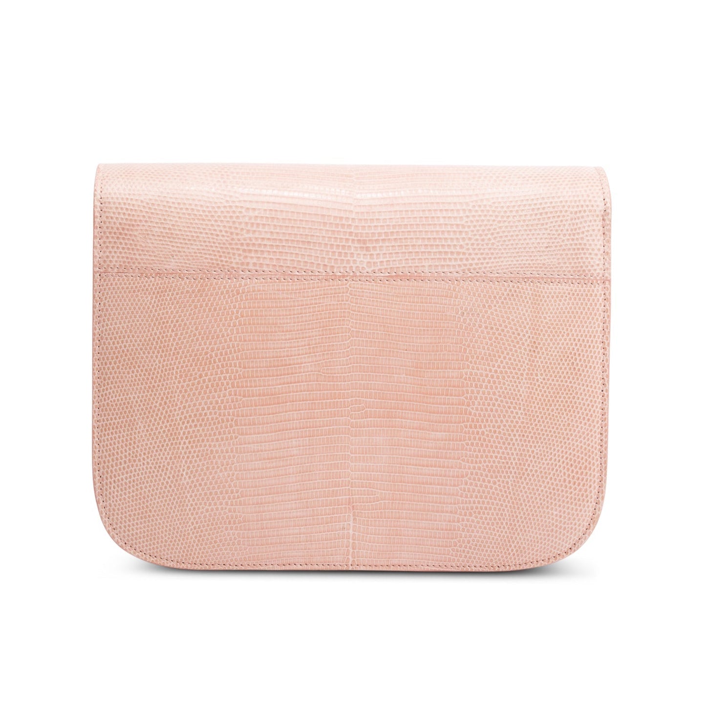 Celine Pink Lizard Medium Classic Box Flap Bag