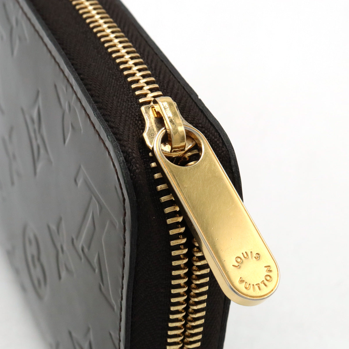 Louis vuitton Monograms Verney Zippy Wallet Round Fassner Long Wallet Emmeline Tildumble Dark Brown M91458
