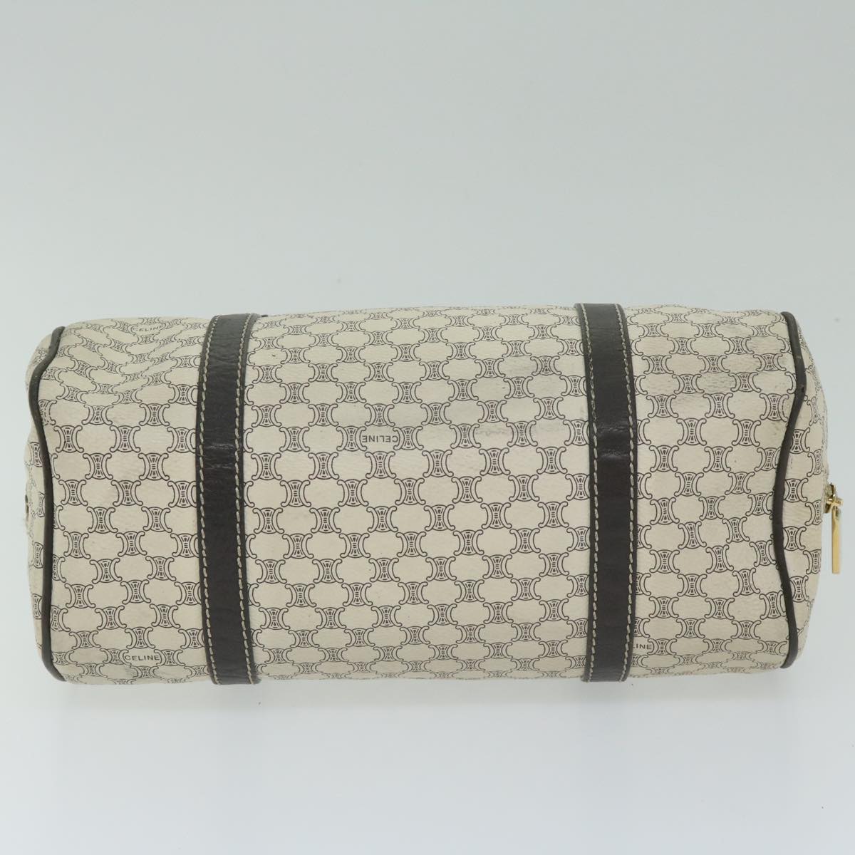 Luxury CELINE Macadam Canvas Hand Bag PVC Leather Whe 63493
