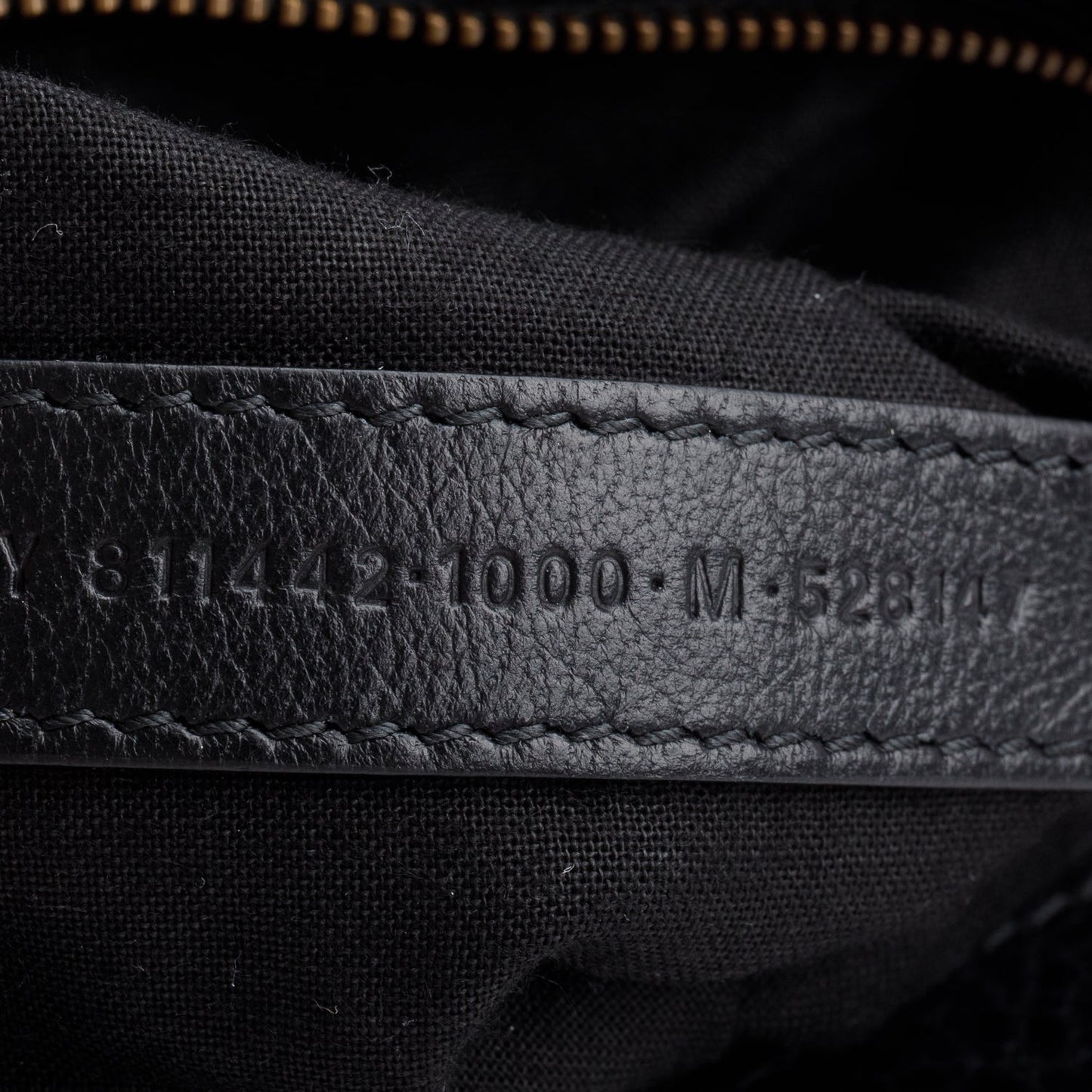 Balenciaga 2024 Black Arena Leather Small Le City Bag