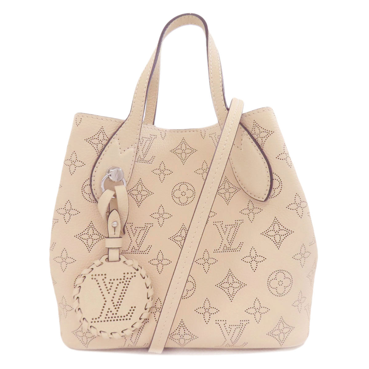 LOUIS VUITTON Handbag M21909 Mahina leather beige Blossom PM Women