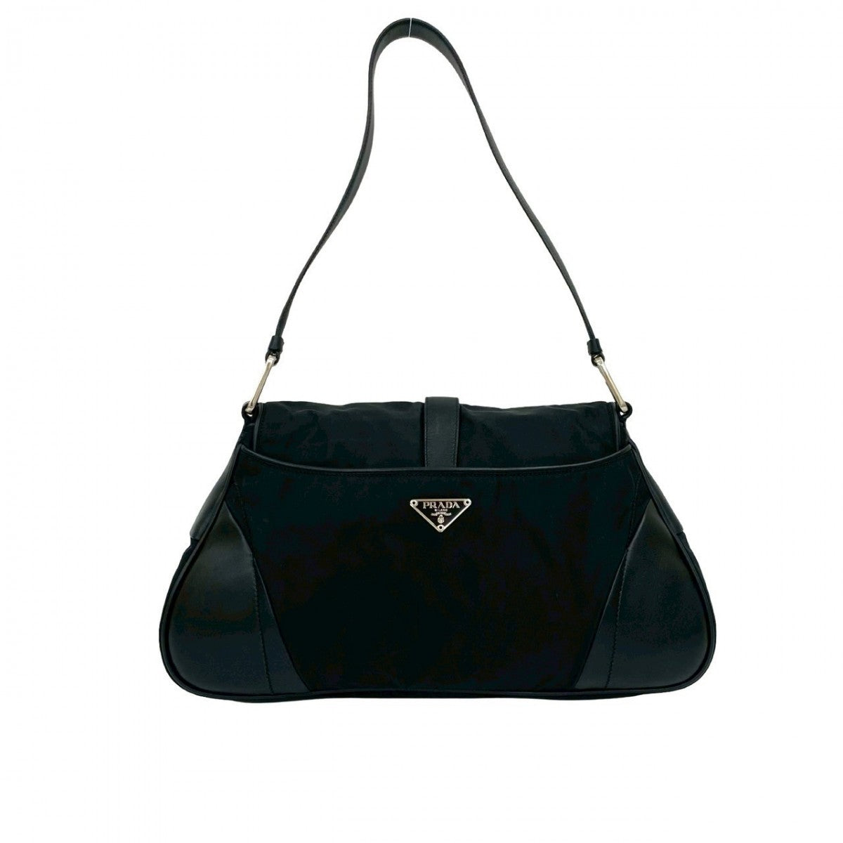 PRADA Shoulder Bag leather black - Style 14