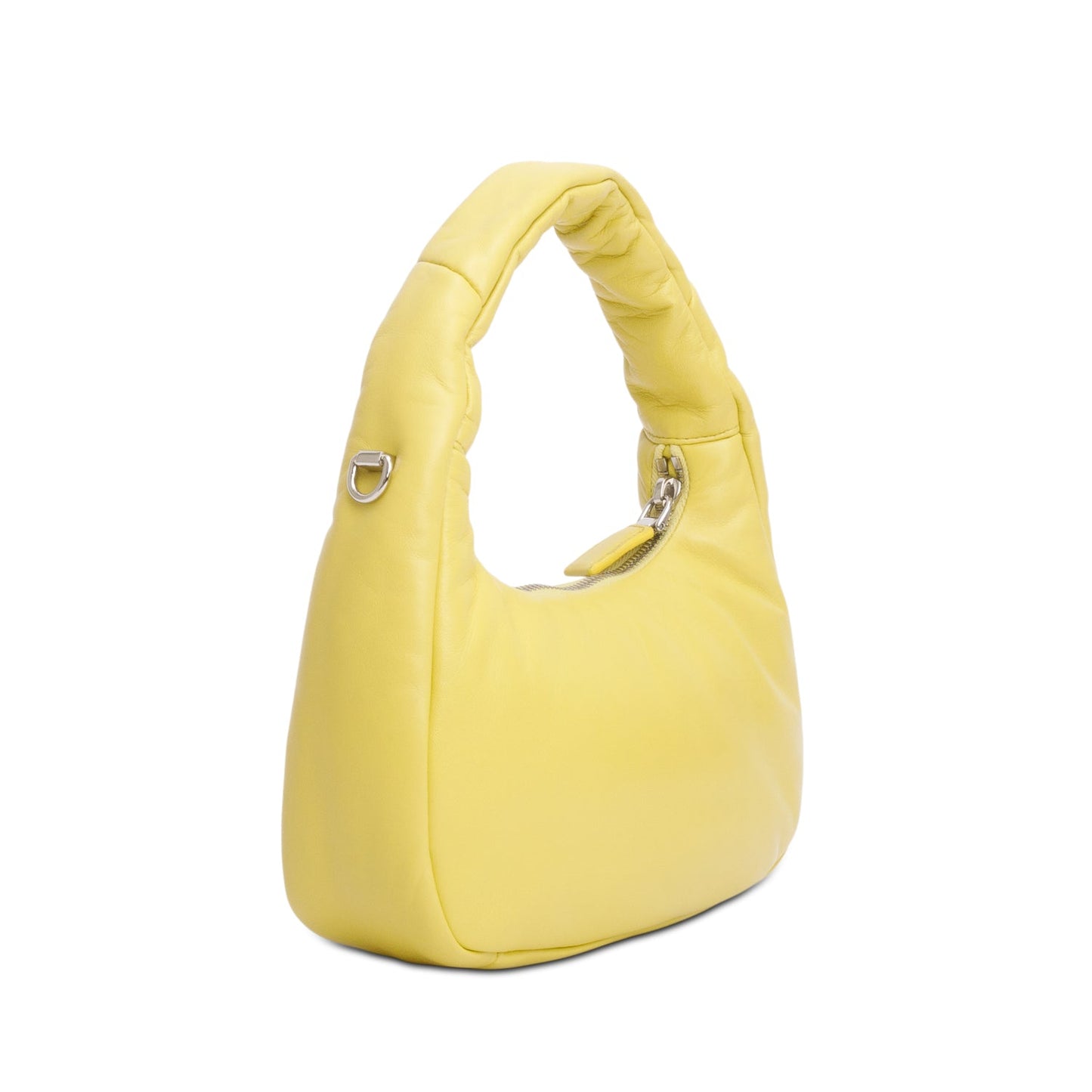 Prada Yellow Nappa Soft Padded Mini Bag