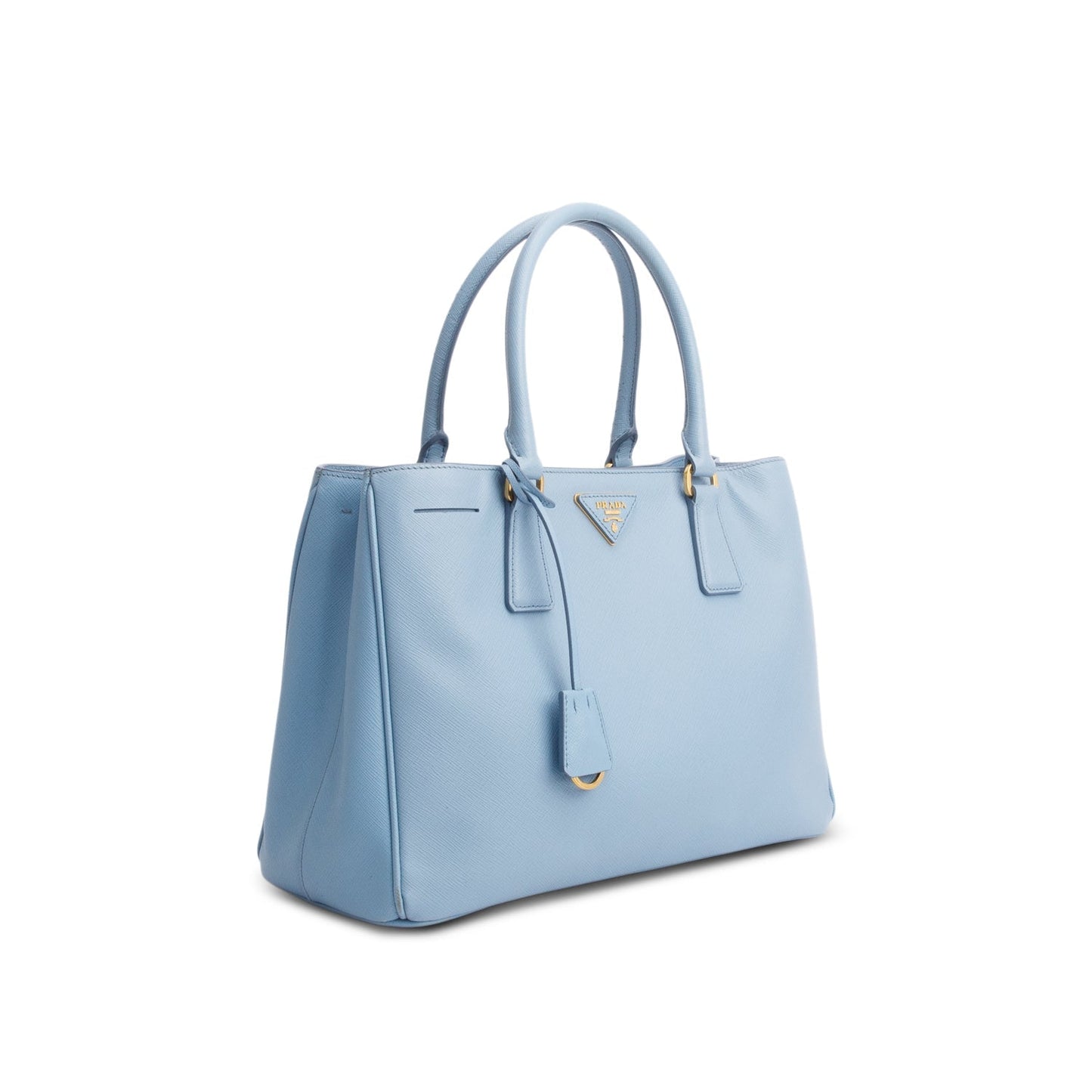 Prada Blue Saffiano Lux Medium Galleria Tote