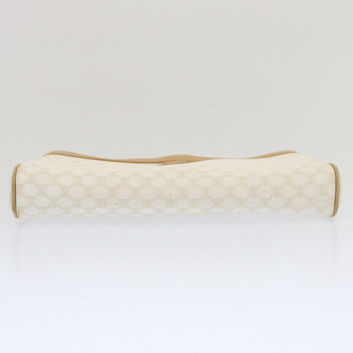 Luxury CELINE Macadam Canvas Clutch Bag PVC Leather Whe 67446