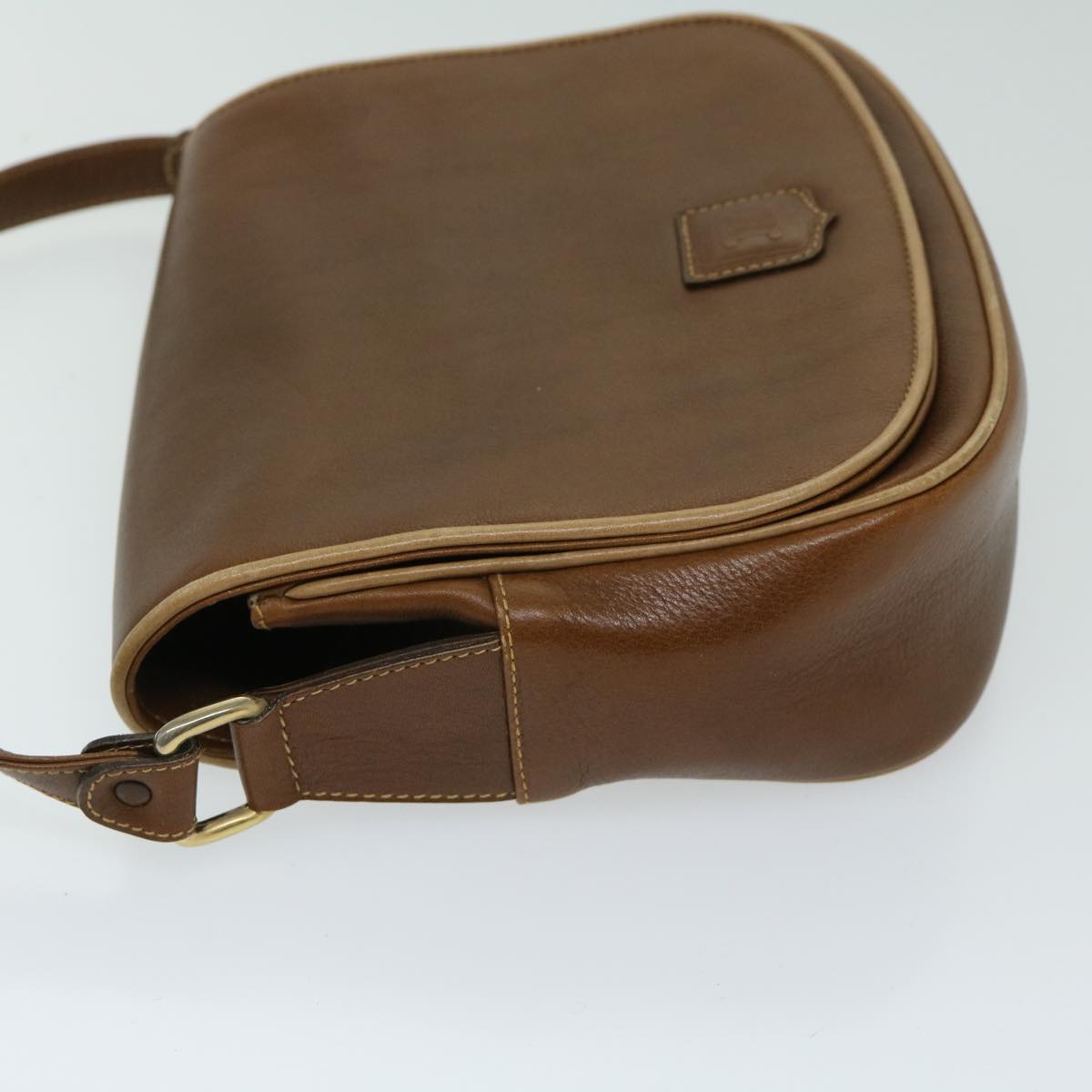 Luxury CELINE Shoulder Bag Leather Brown 68342