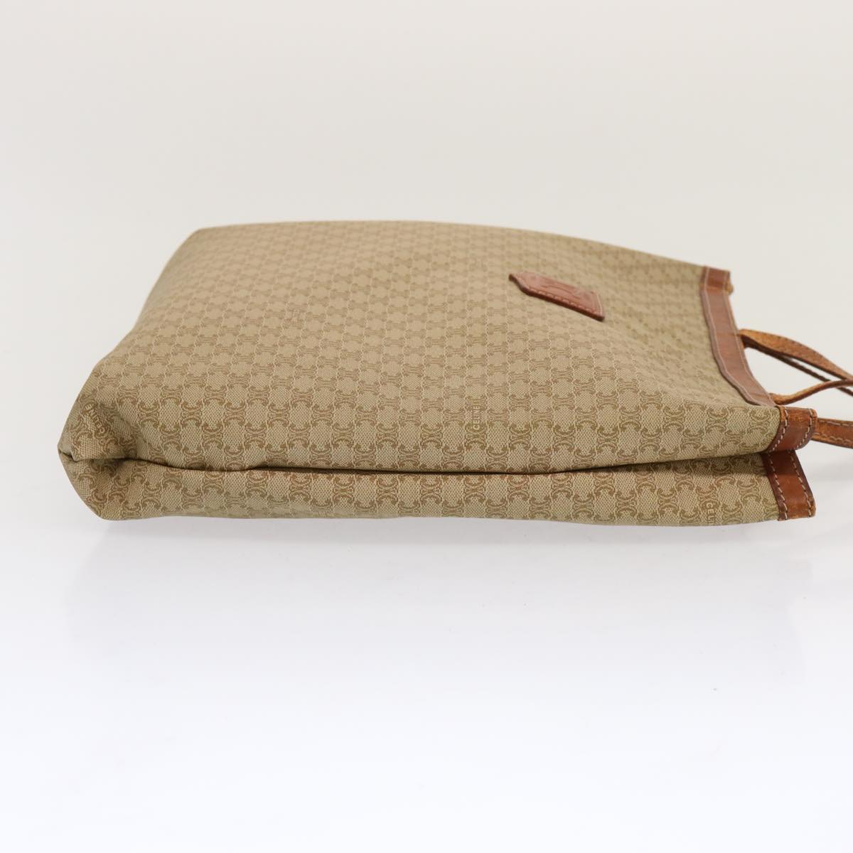 Luxury CELINE Macadam Canvas Tote Bag PVC 2Set Beige Brown 68348