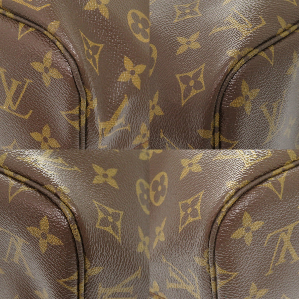 LOUIS VUITTON Tote Bag Monogram canvas Brown Monogram hand Neverfull MM