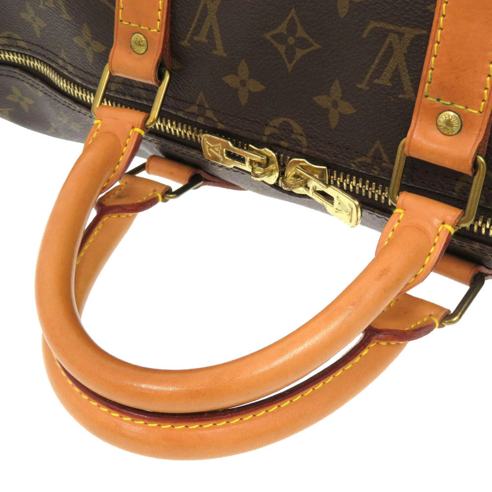 LOUIS VUITTON Boston Duffel bag Monogram canvas Brown Monogram Keepall bandouliere50 mens