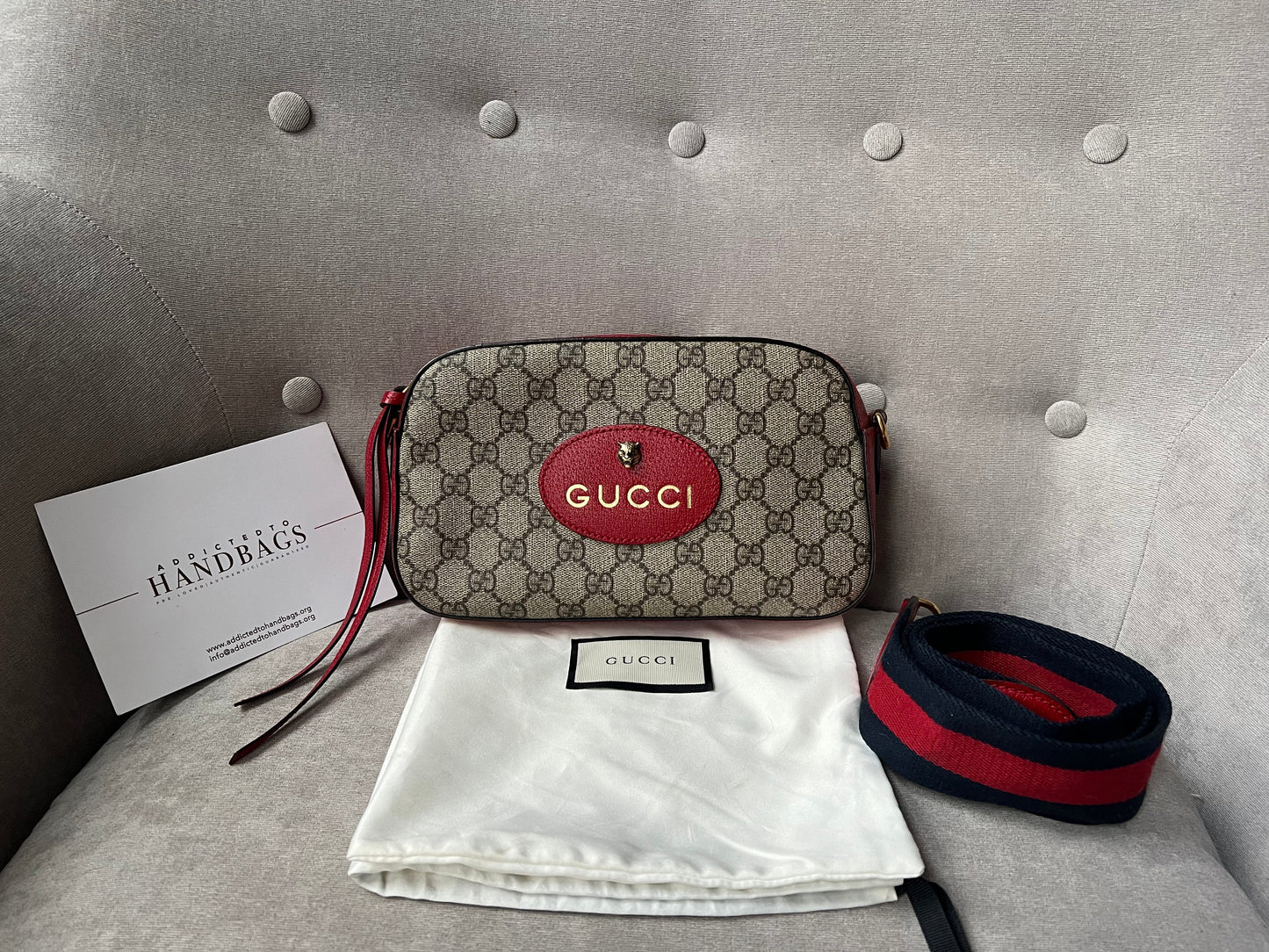 Gucci Neo GG Supreme Messenger Bag (RRP £1060)