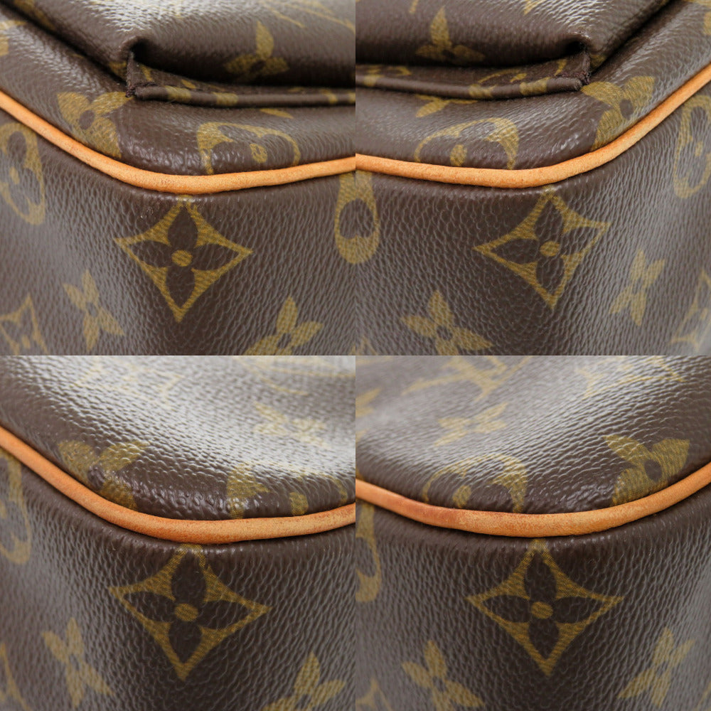 LOUIS VUITTON Shoulder Bag Monogram canvas Brown Monogram Vivasite GM