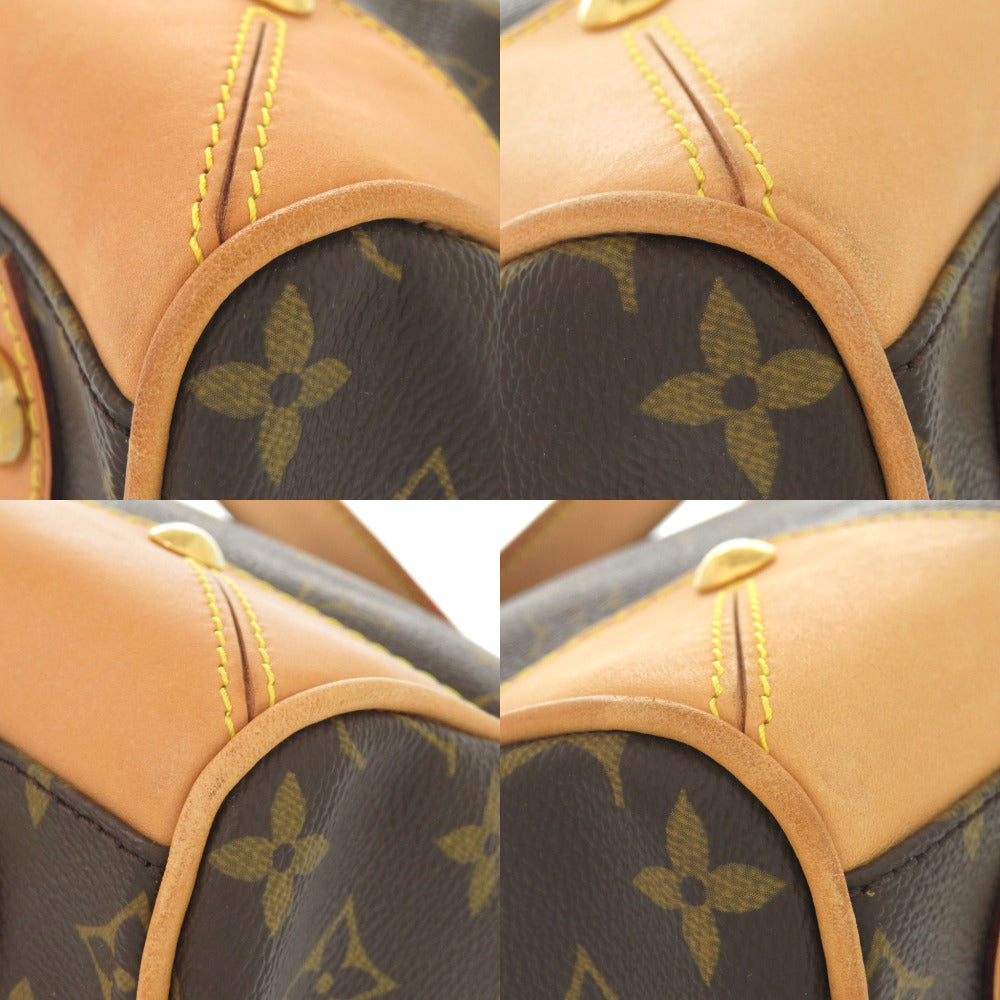 LOUIS VUITTON Handbag Monogram canvas Brown Monogram Retiro PM Women