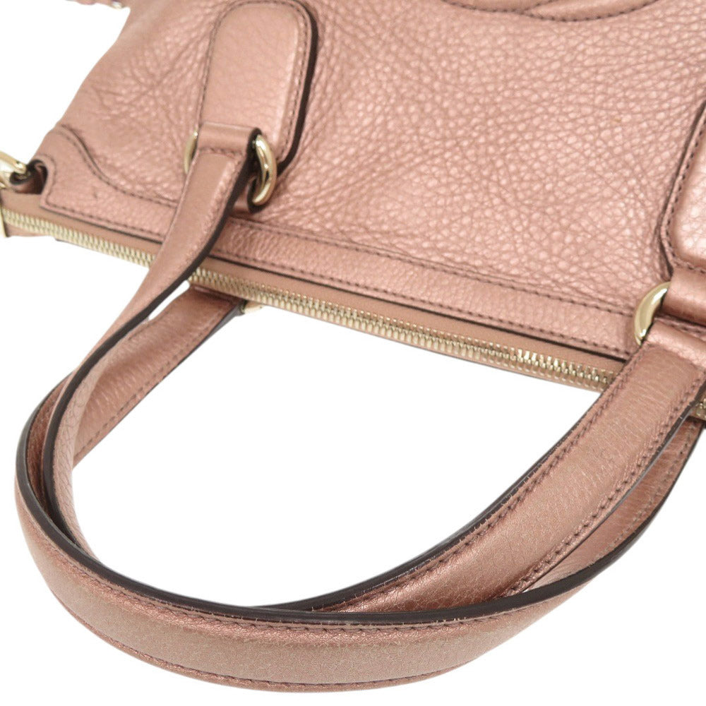GUCCI Handbag 308362 leather pink Soho
