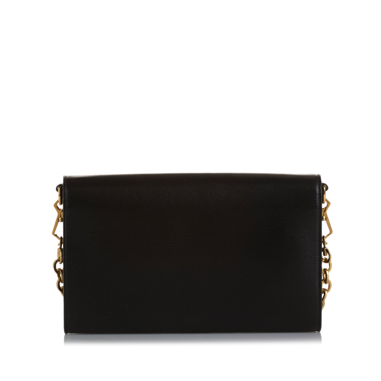 Gucci Horsebit Black Leather Chain Crossbody