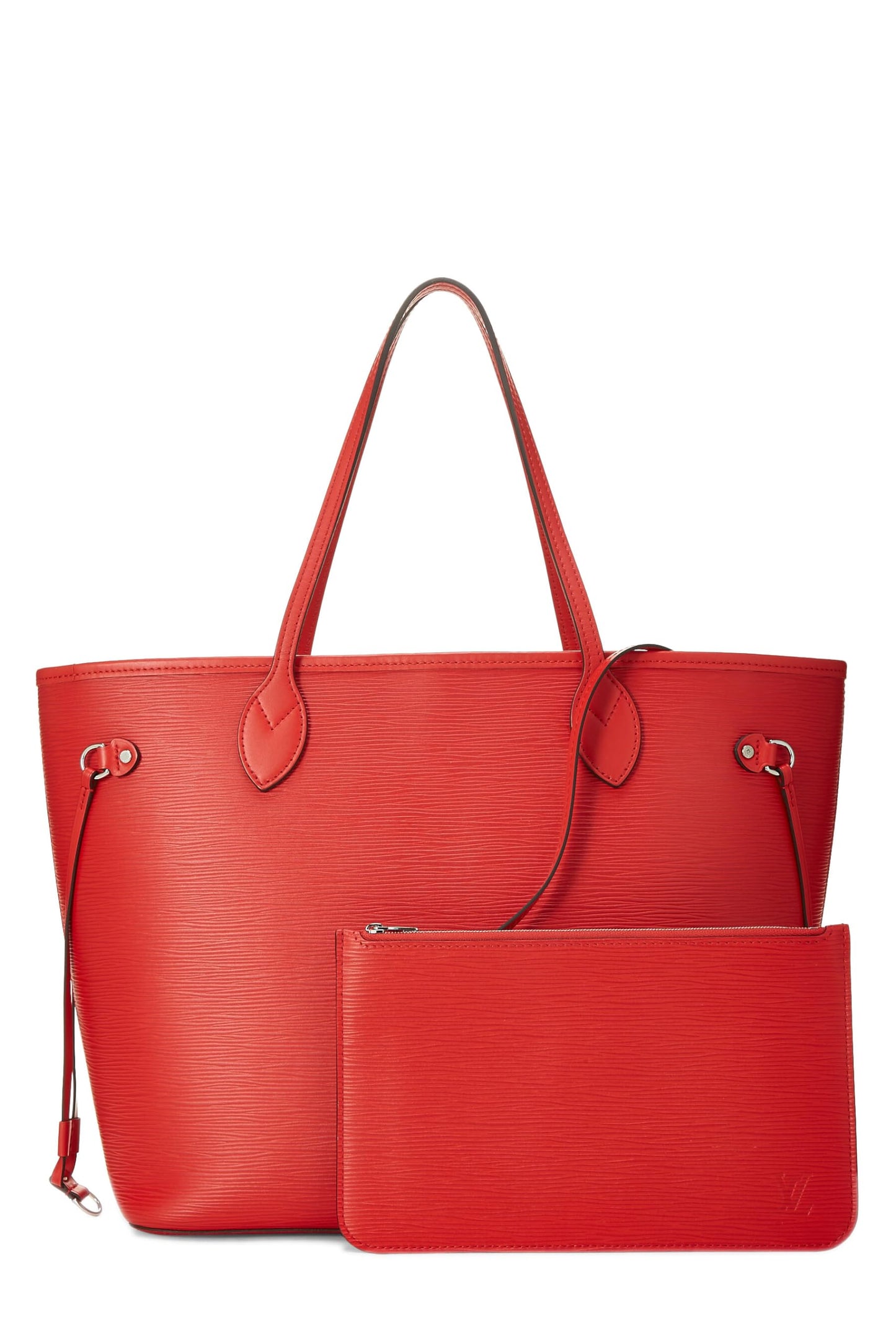 Louis Vuitton, Rouge Epi Neverfull MM NM, Red