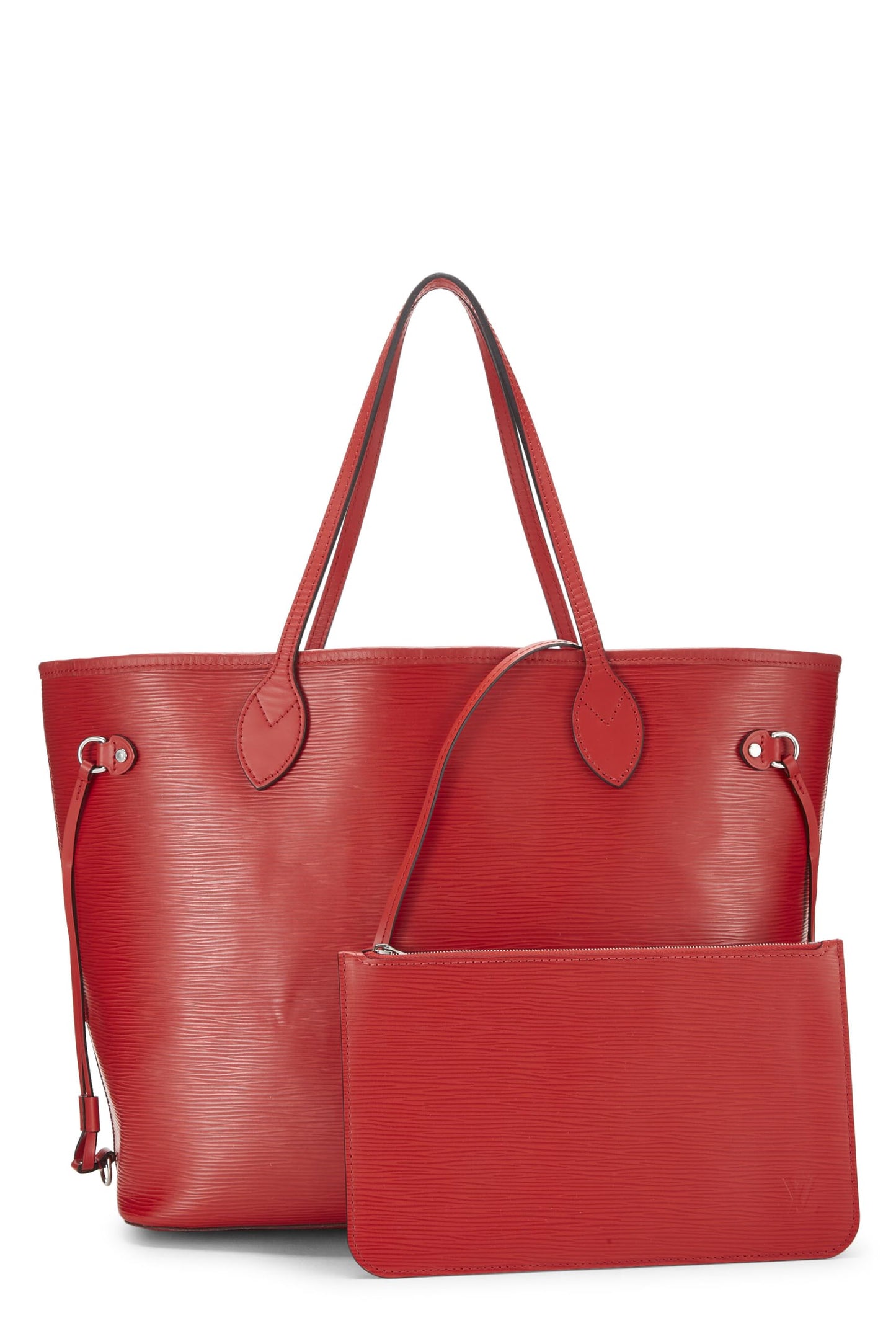 Louis Vuitton, Conquelicot Epi Neo Neverfull MM, Red