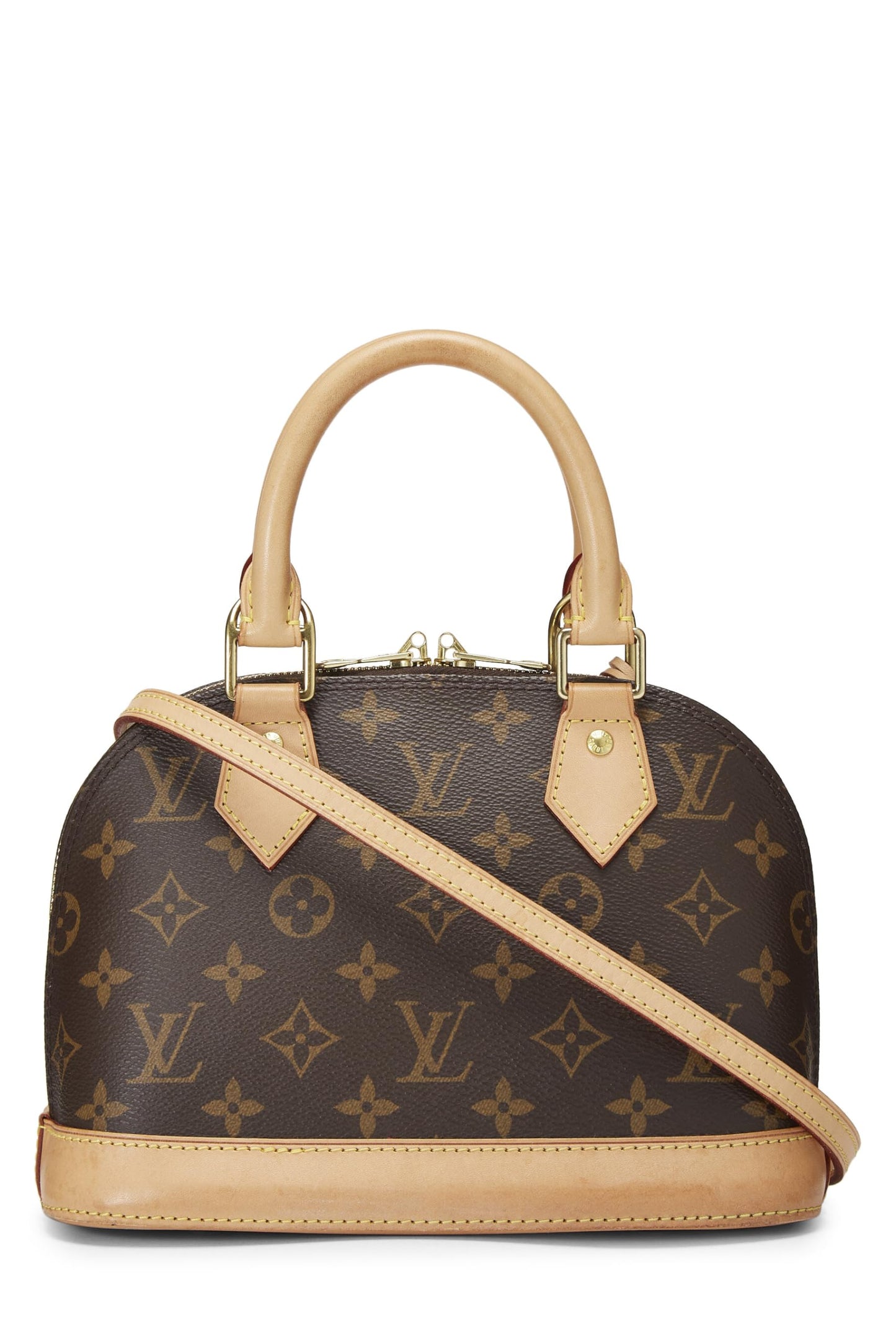 Louis Vuitton, Monogram Canvas Alma BB, Brown