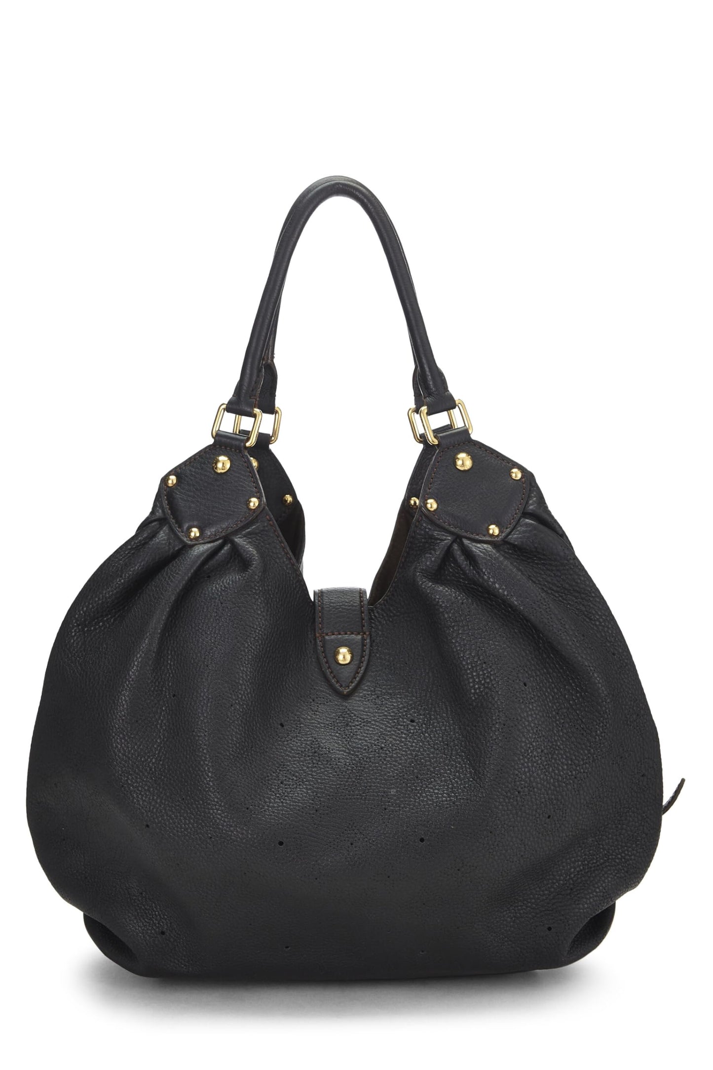 Louis Vuitton, Black Monogram Mahina Large, Black