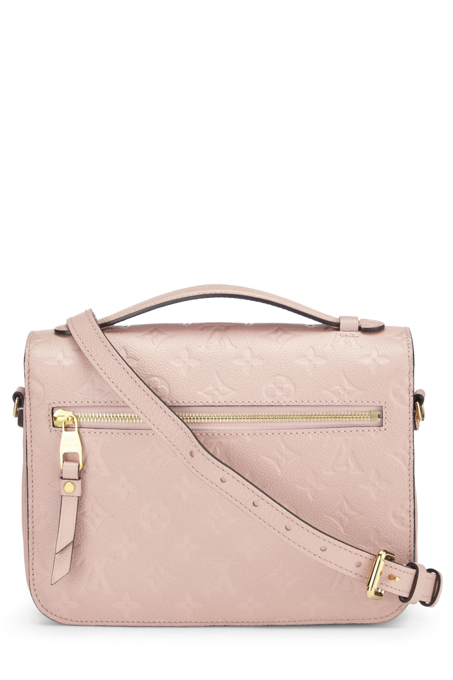 Louis Vuitton, Pink Monogram Empreinte Pochette Metis, Pink