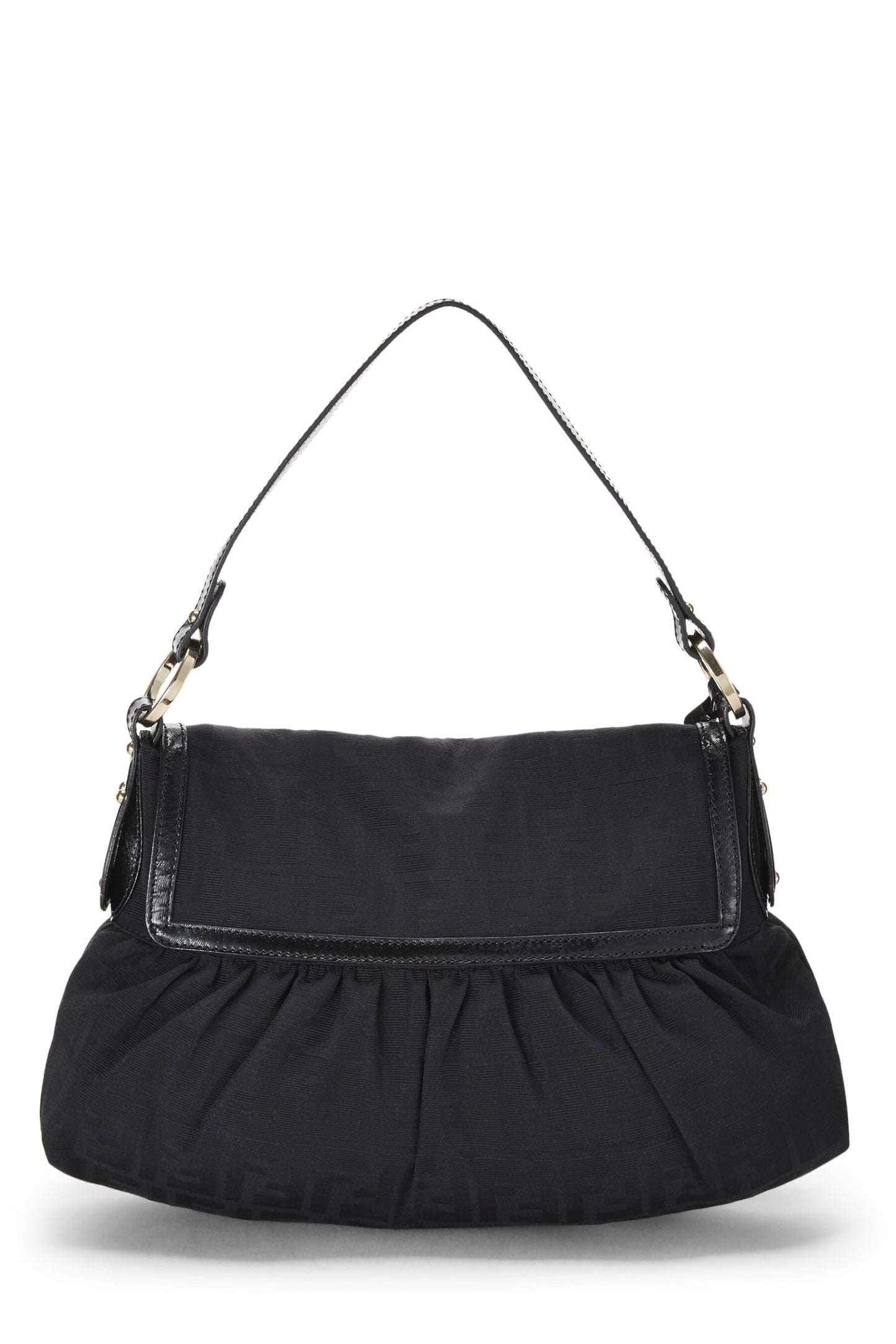 Fendi, Black Zucca Canvas Chef Medium, Black