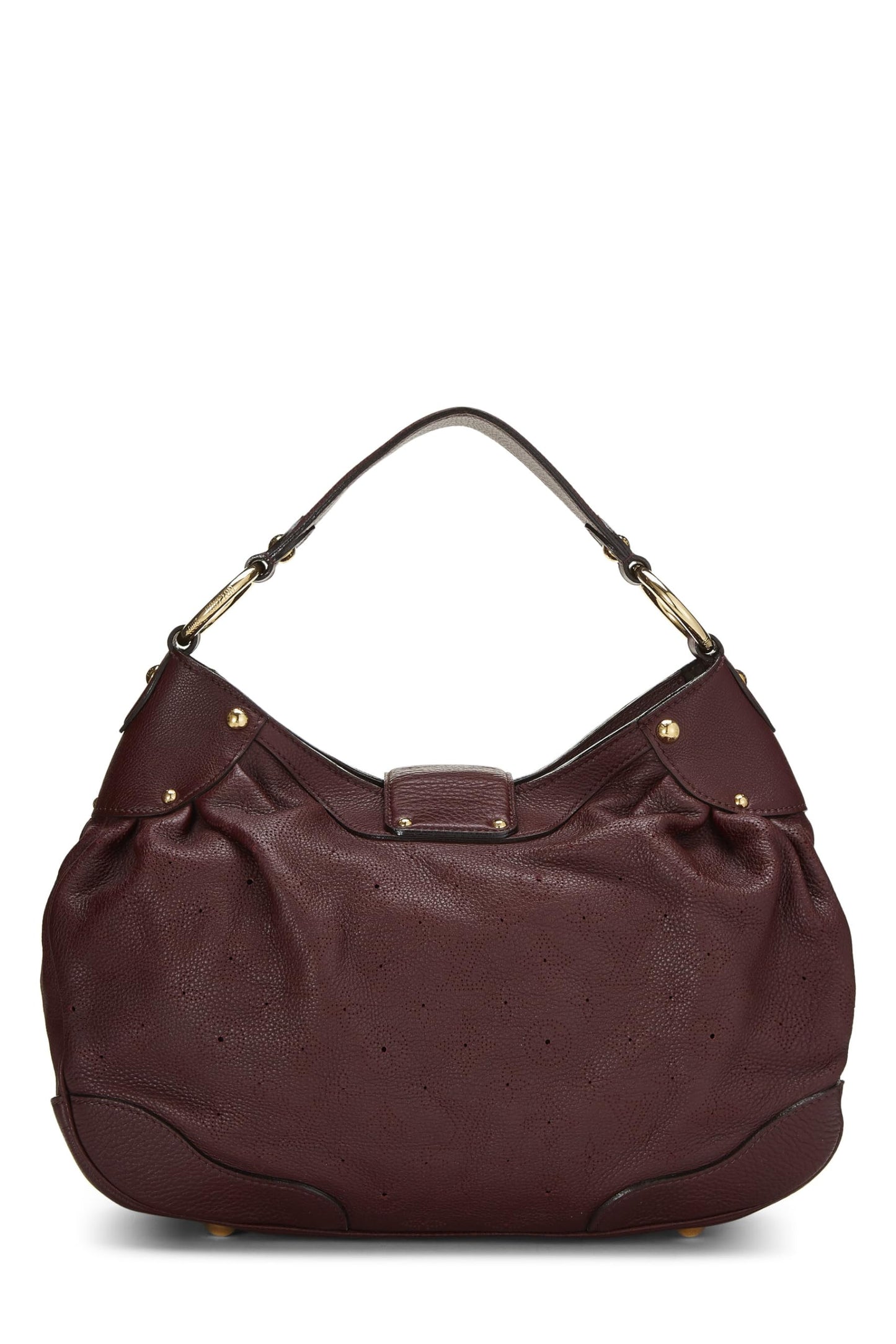 Louis Vuitton, Burgundy Monogram Mahina Solar PM, Burgundy