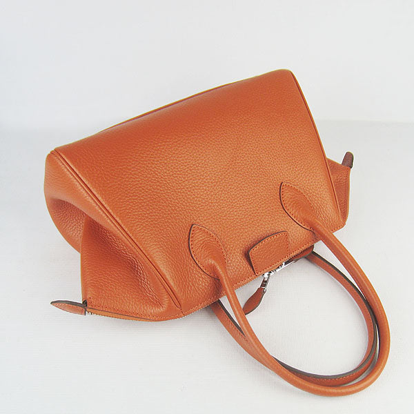 Luxury Hermes Paris Bombay Victoria Handbag orange